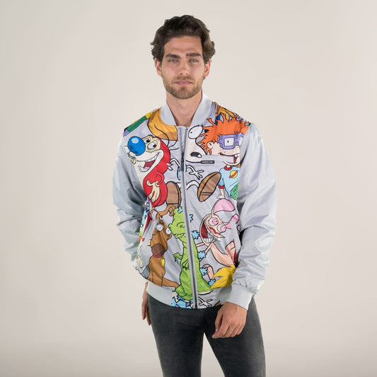 Men's Nickelodeon Mash Print Bomber Jacket