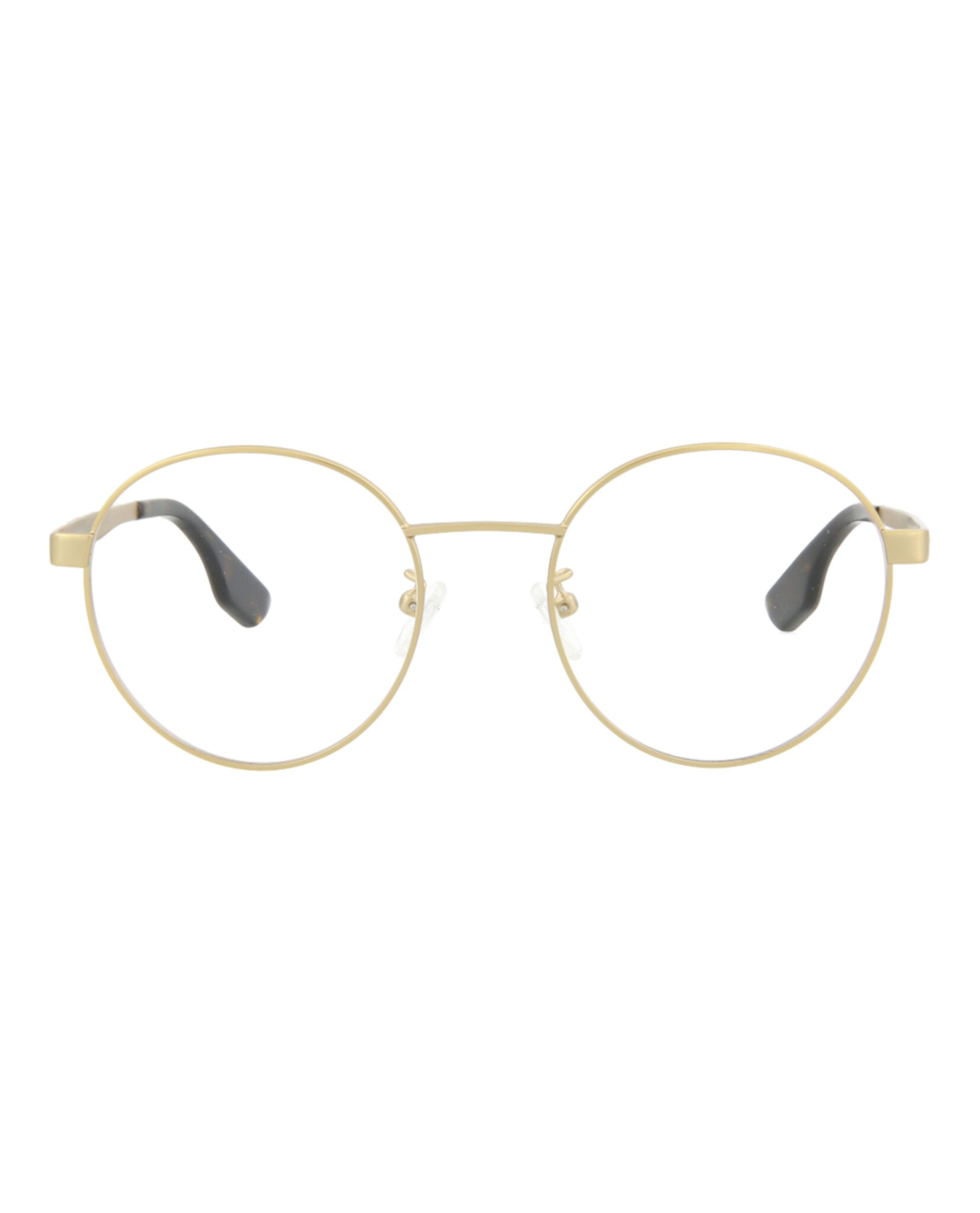 title:McQ Alexander McQueen Core Optical, style # MQ0077O-30001297003;color:Gold Gold Transparent