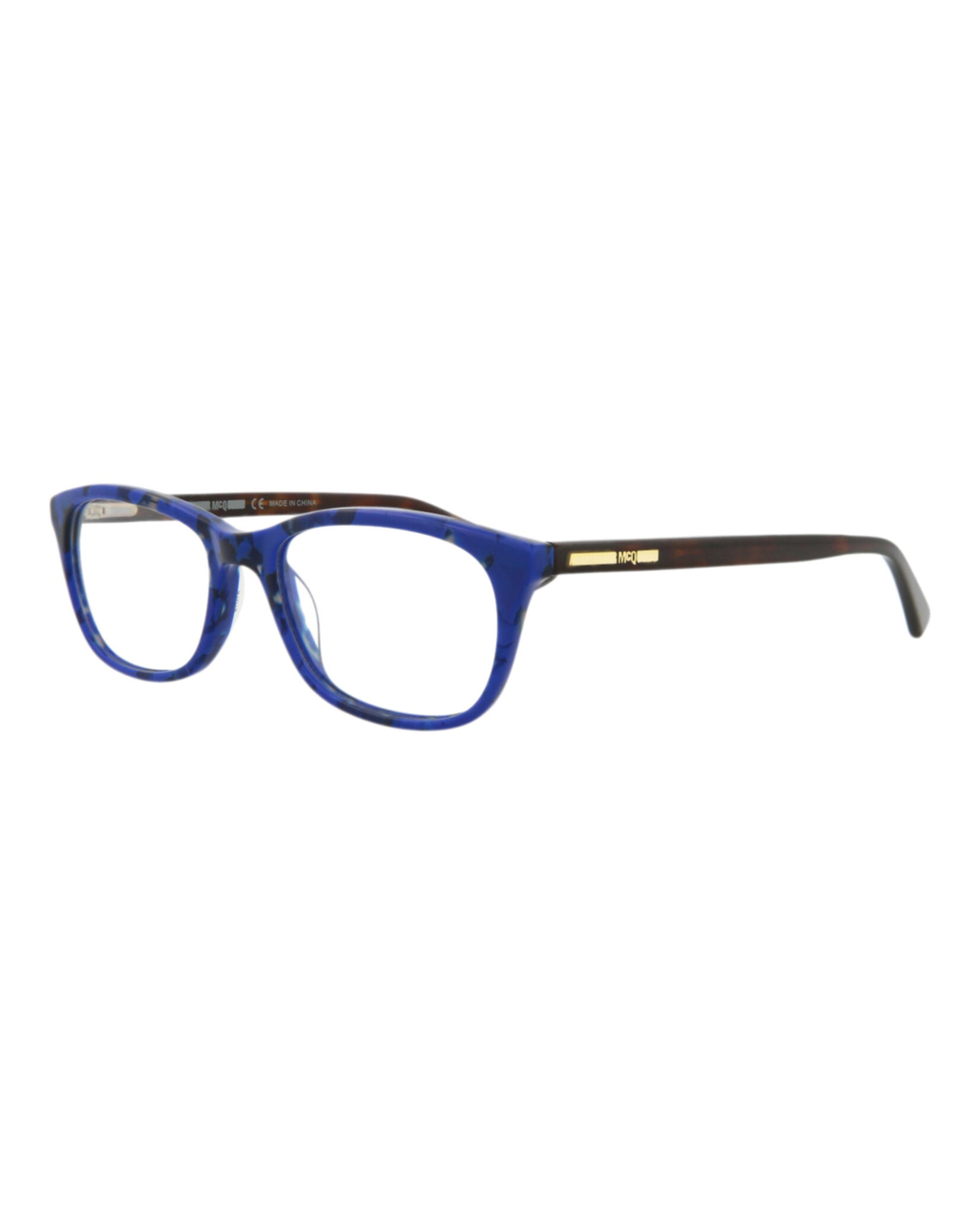 title:McQ Alexander McQueen Core Optical, style # MQ0114OP-30002416004;color:Avana Avana Transparent