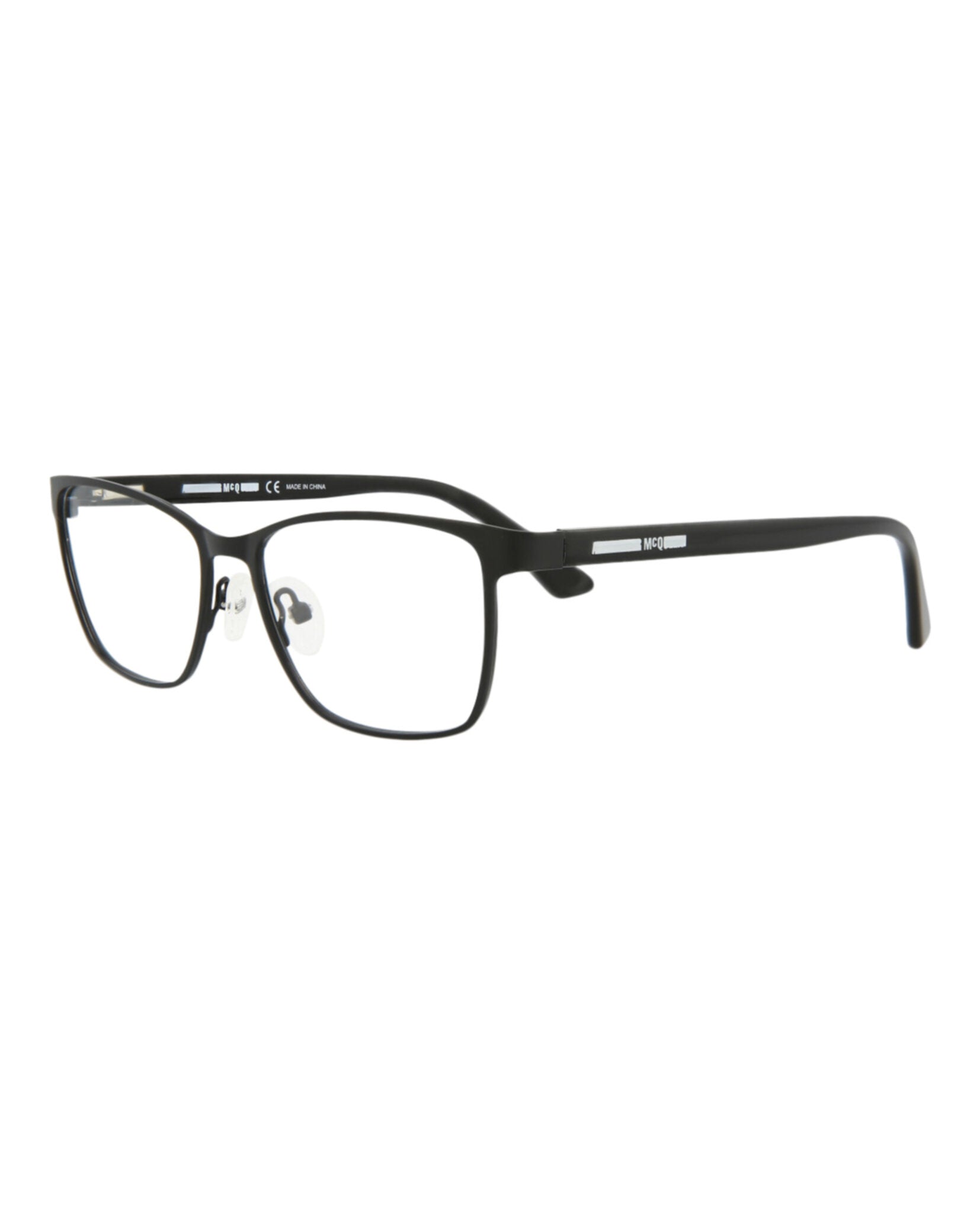 title:McQ Alexander McQueen Core Optical, style # MQ0117OP-30002419001;color:Black Black Transparent