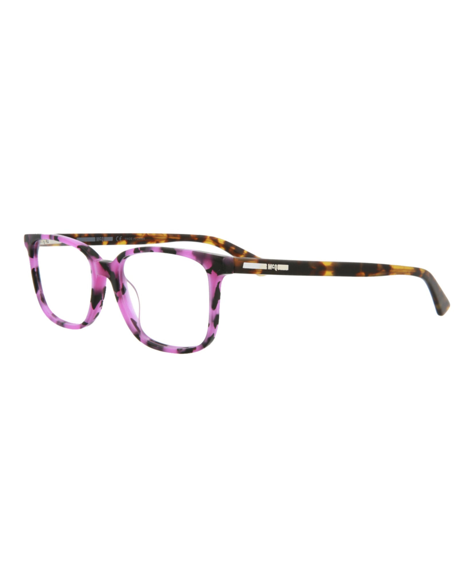 title:McQ Alexander McQueen Core Optical, style # MQ0126O-30002784003;color:Avana Avana Transparent