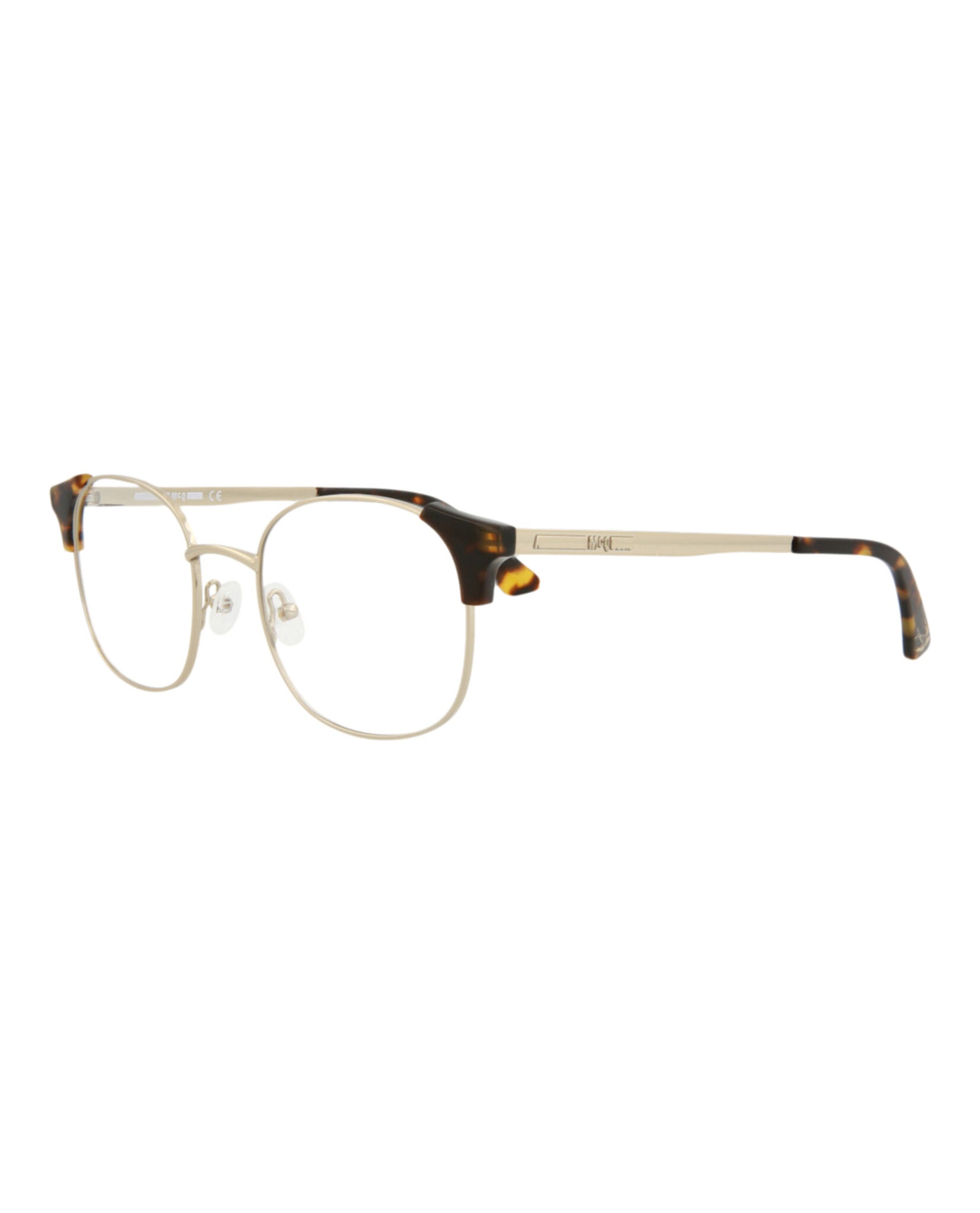 title:McQ Alexander McQueen Core Optical, style # MQ0159O-30006025002;color:Gold Gold Transparent