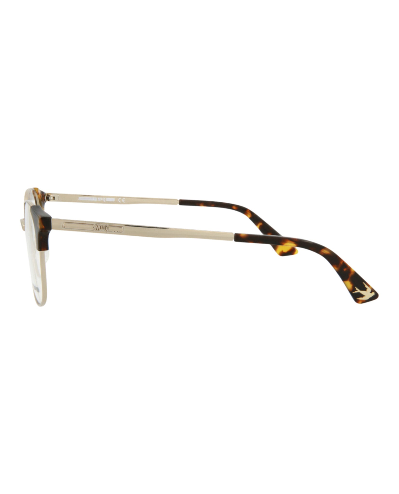 title:McQ Alexander McQueen Core Optical, style # MQ0159O-30006025002;color:Gold Gold Transparent