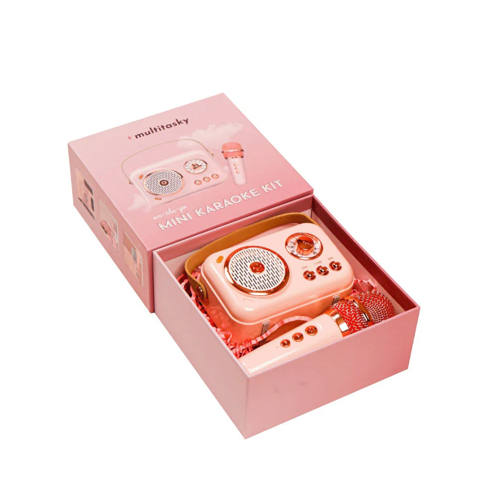 title:Multitasky On-the-Go Mini Karaoke Kit;color:Pink