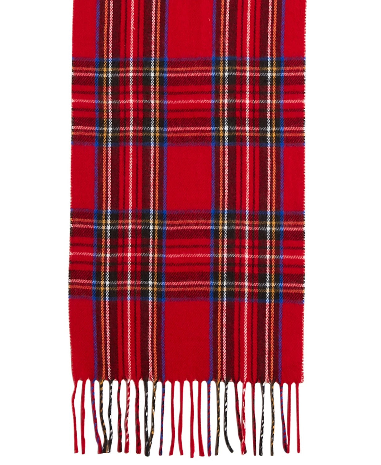 Steve Madden Women's Classic Plaid Muffler Scarf Red Size Regular