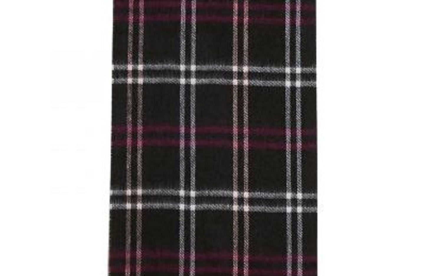 Steve Madden Women's Mid Weight Cozy Plaid Muffler Scarf Black Size Regular