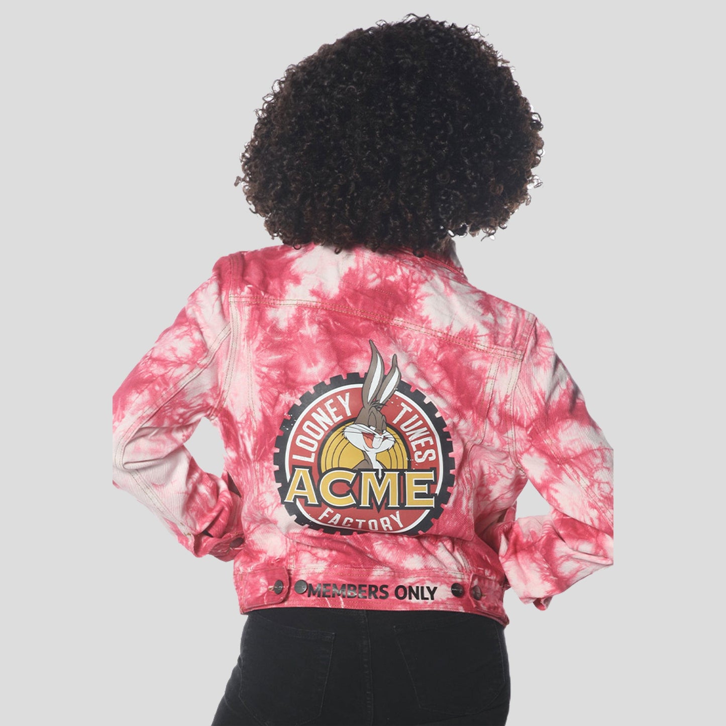 Women's Bull Denim Looney Tunes Trucker Jacket - FINAL SALE Womens Jacket Members Only 