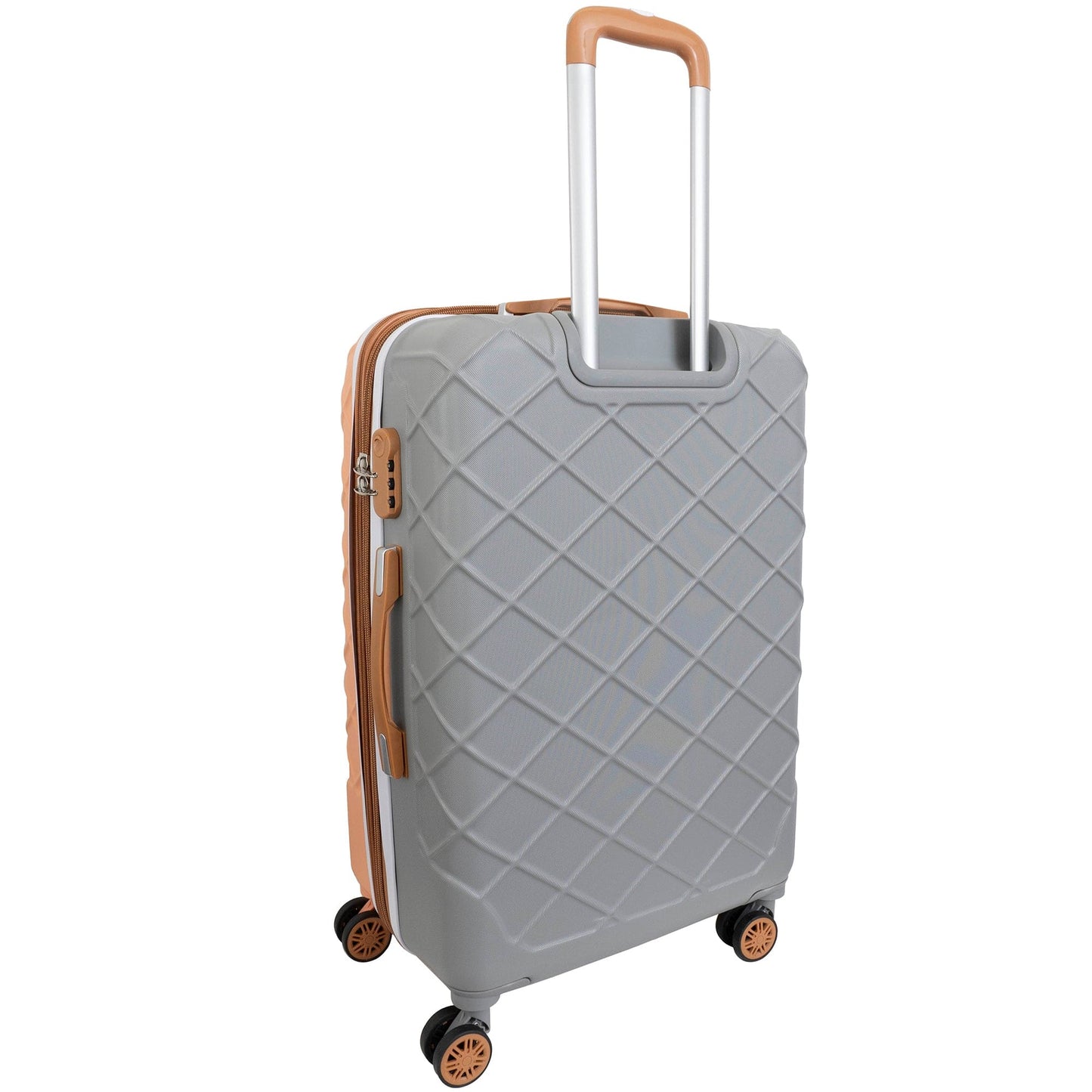 Max Studio ABS 3-Piece Luggage Set Ð Diamond Quilted Collection