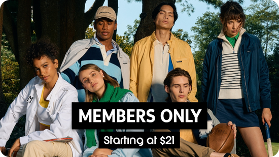 Members Only starting at $21