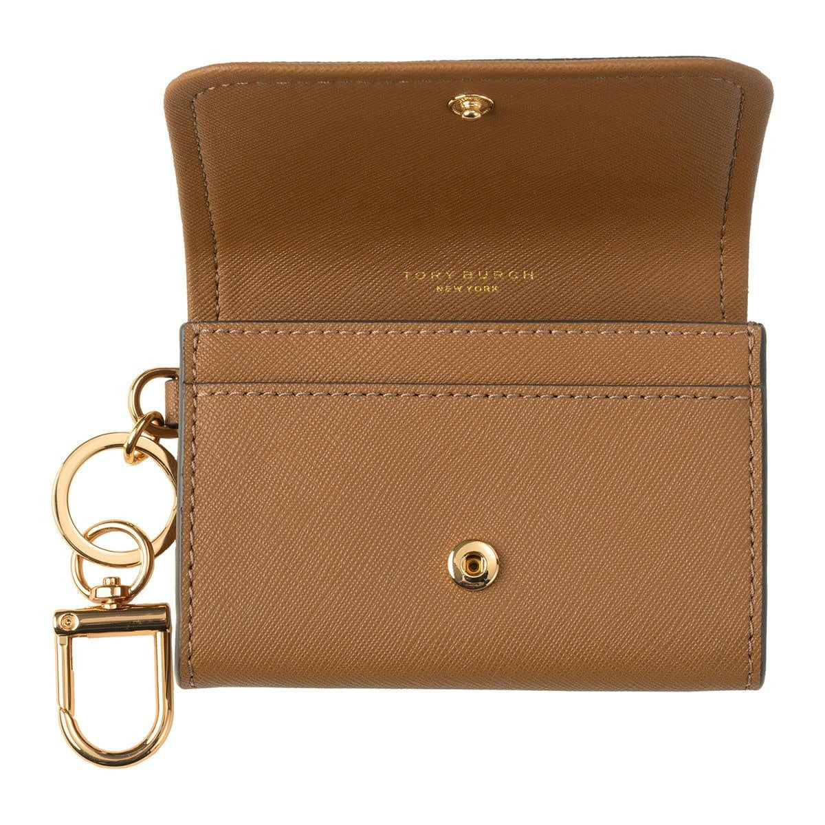 title:Tory Burch Women's Emerson Flap Card Case;color:Moose