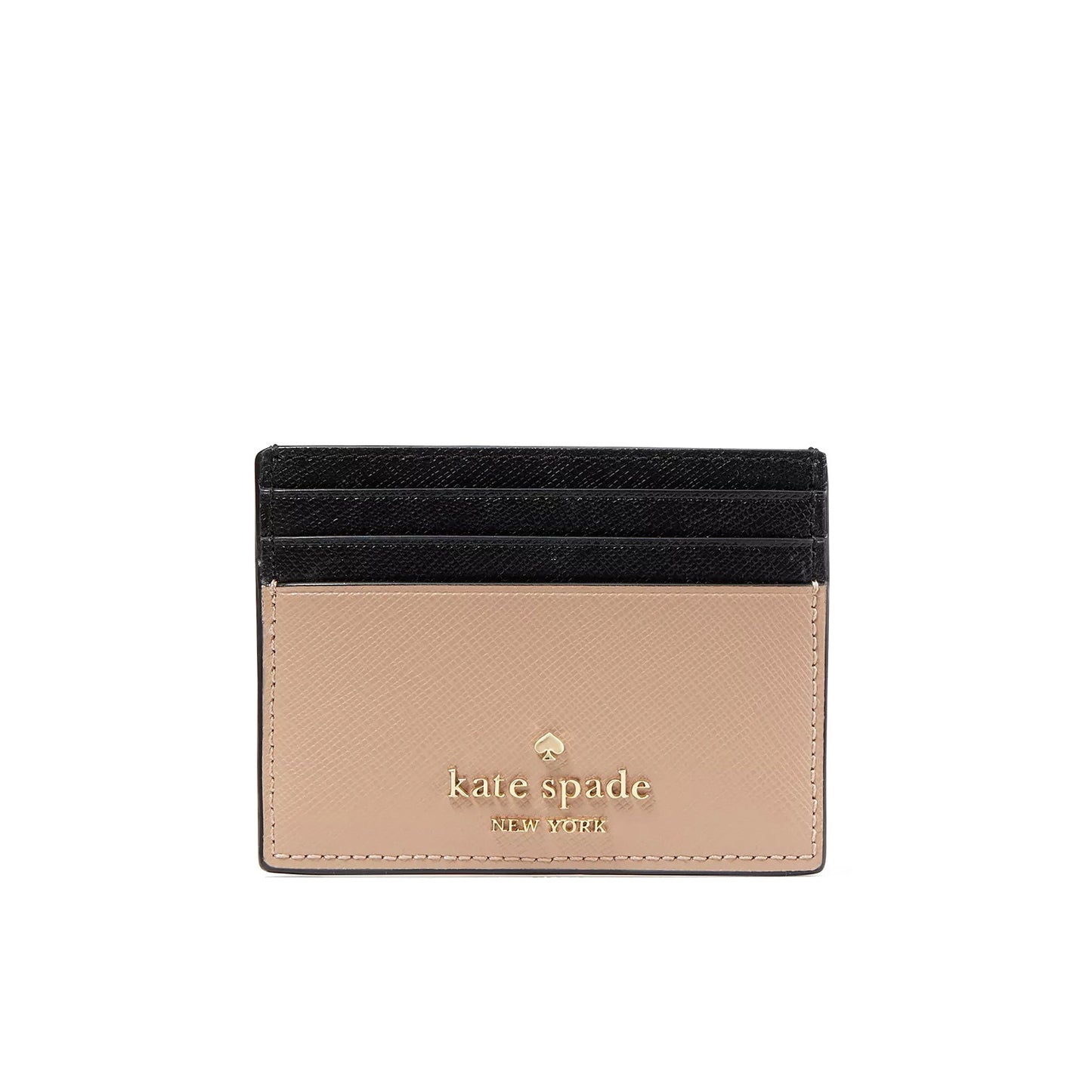 title:Kate Spade Women's Madison Small Slim Card Holder;color:Toasted Hazelnut Multi