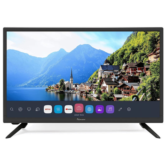 title:Norcent 24 Inch 720P LED HD Smart TV;color:Black