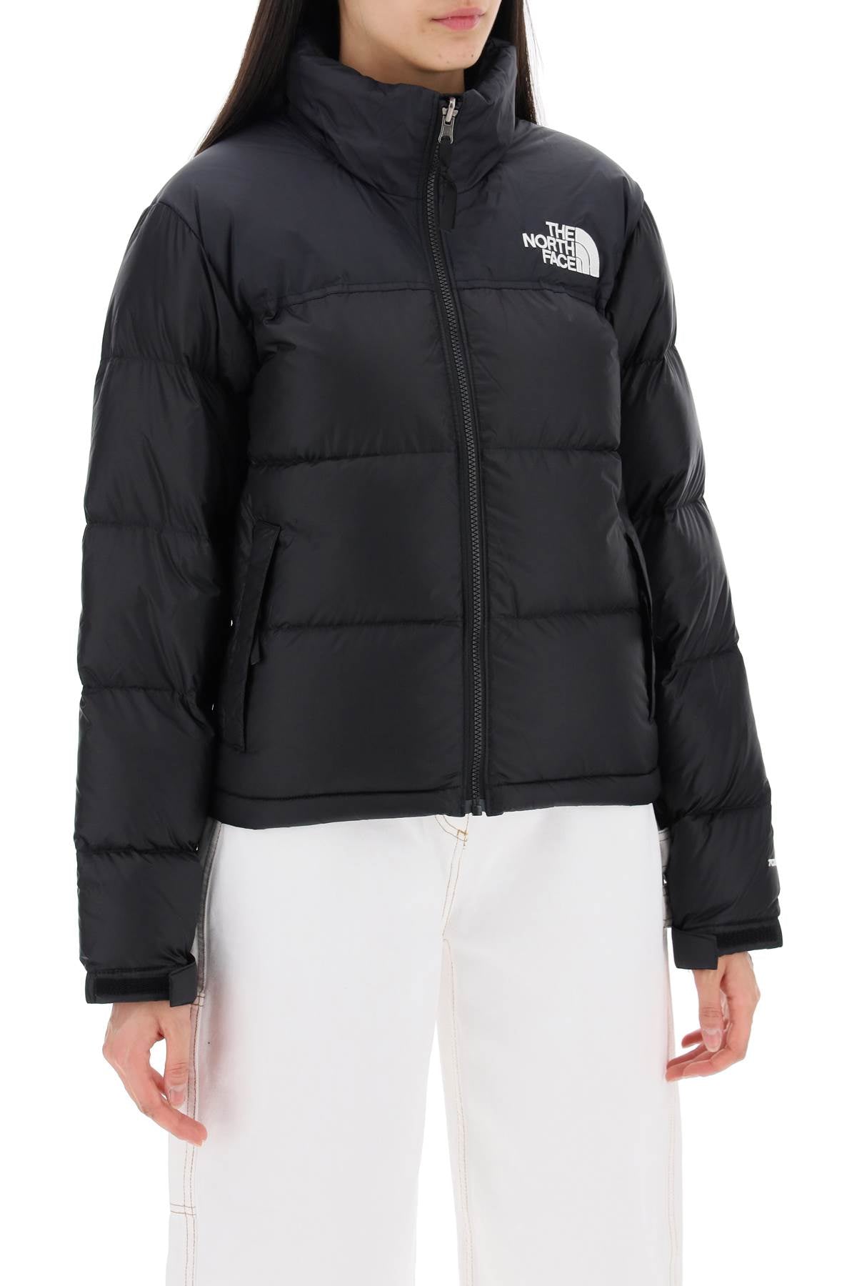 The North Face Ripstop Nylon Nuptse Cropped Down Jacket