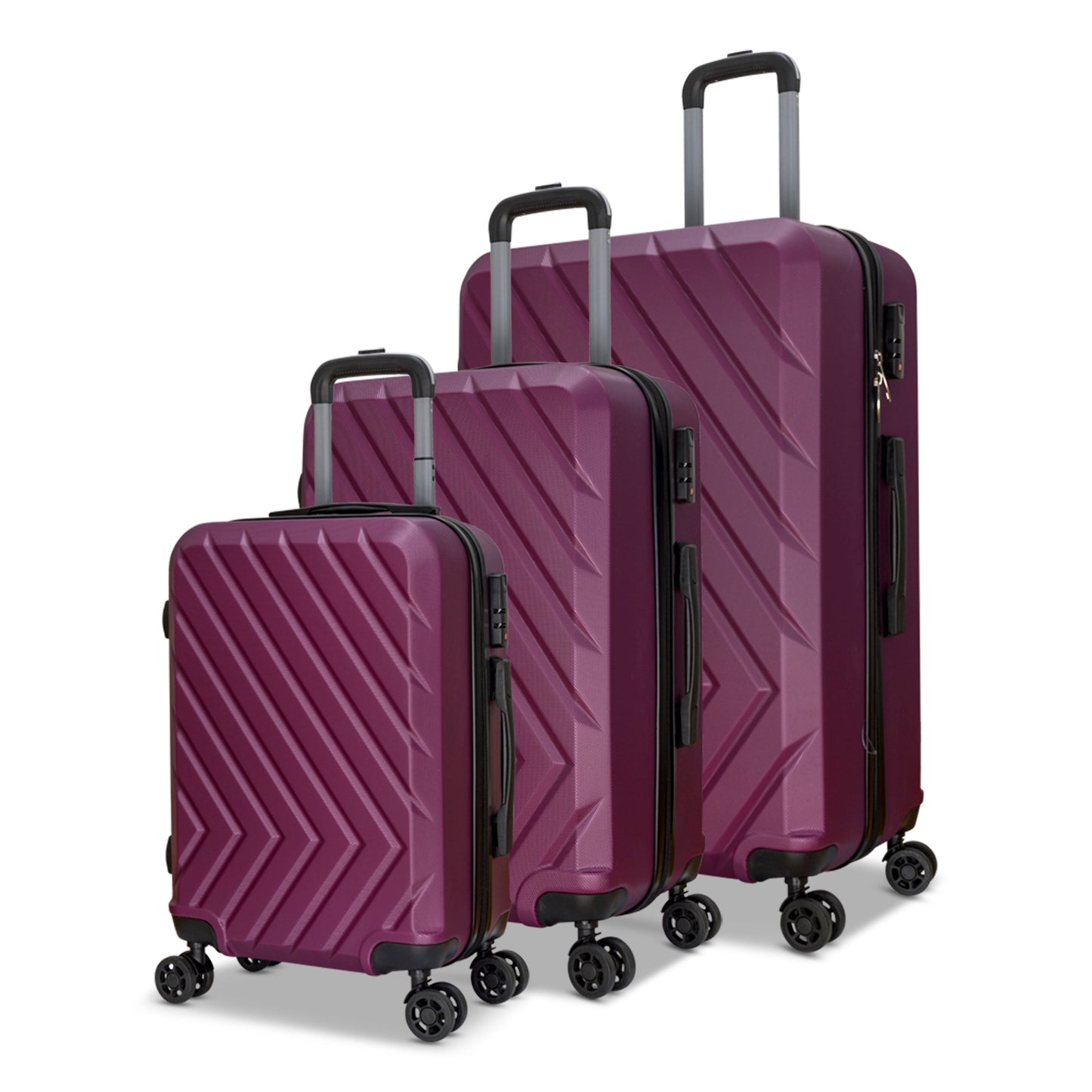 Nicci 3 piece Luggage Set Highlander Collection - Ruumur