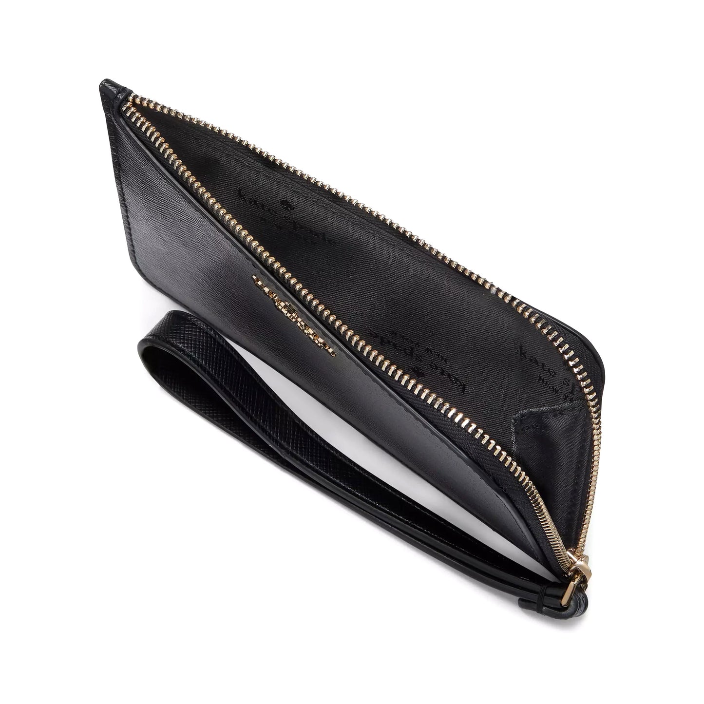 title:Kate Spade Women's Lucy Small L-zip Wristlet;color:Black