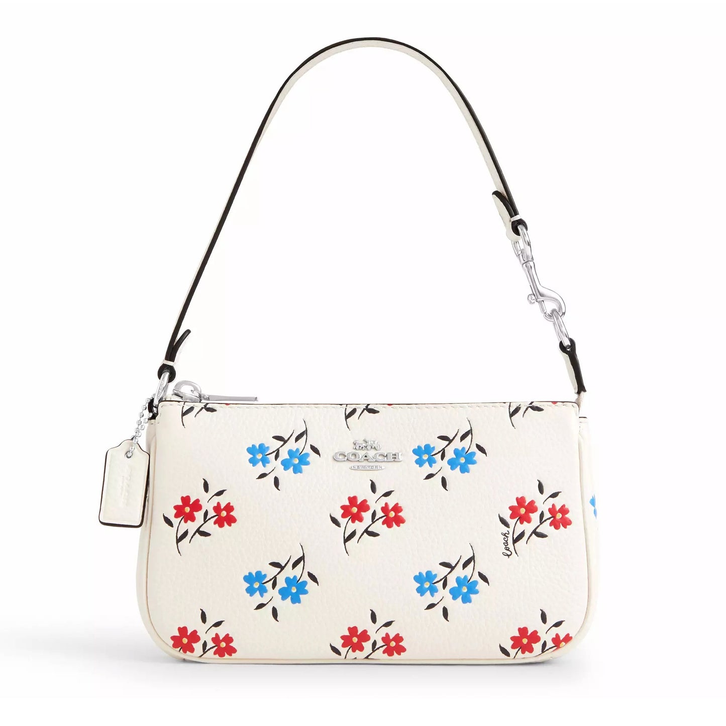 title:Coach Women's Nolita 19 With Floral Print;color:Chalk Multi