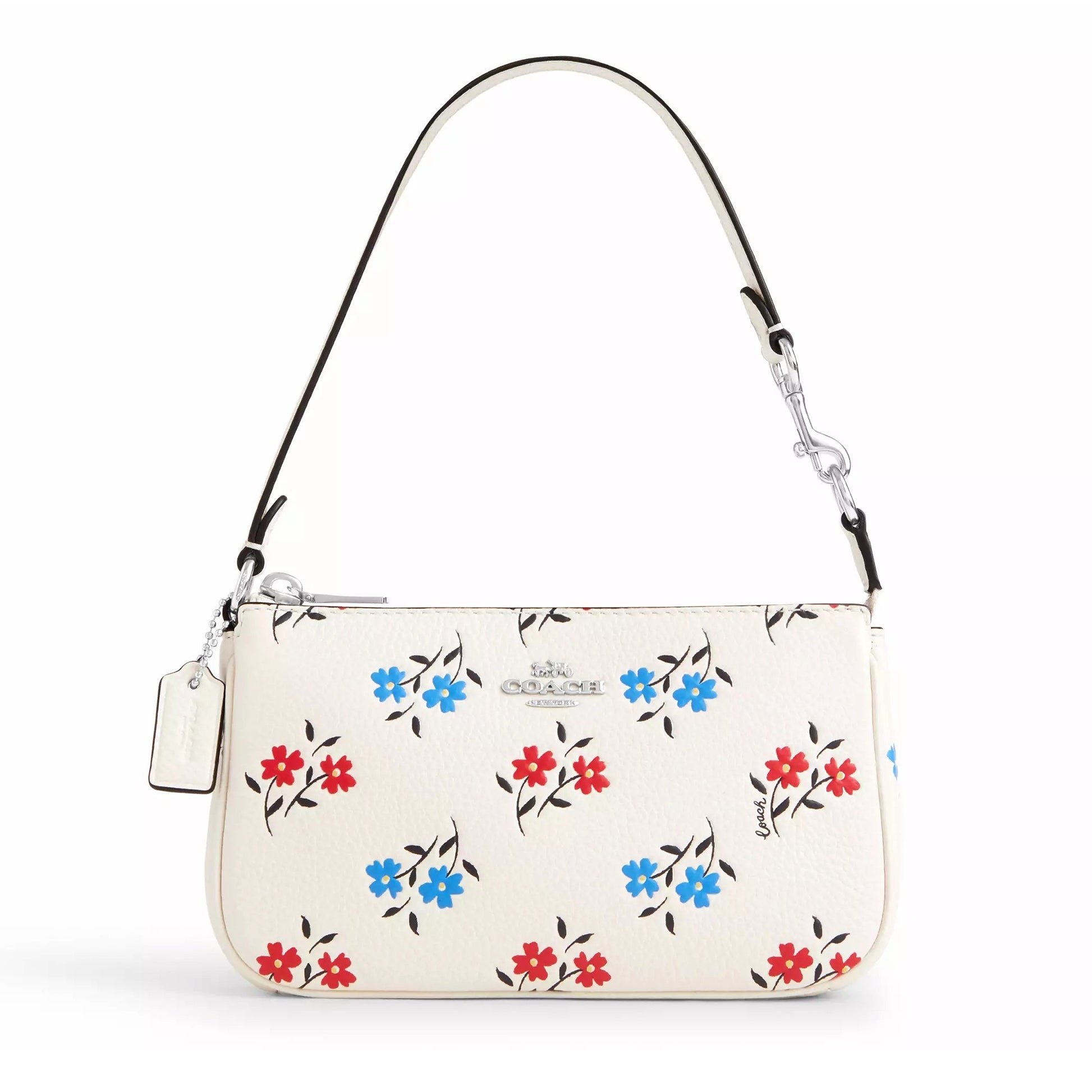 title:Coach Women's Nolita 19 With Floral Print;color:Chalk Multi