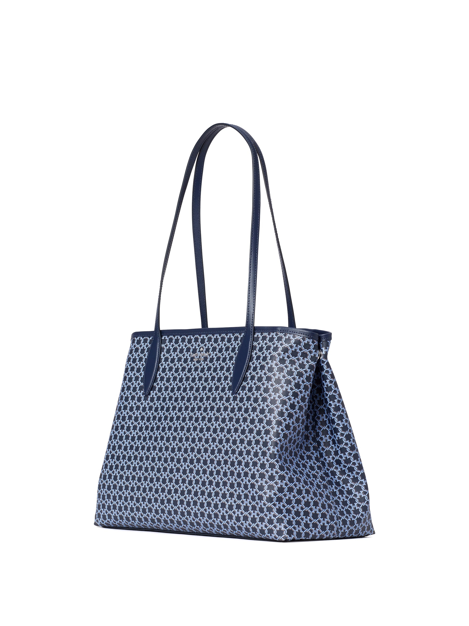 title:Kate Spade Women's Spade Link Tote;color:Blue Multi