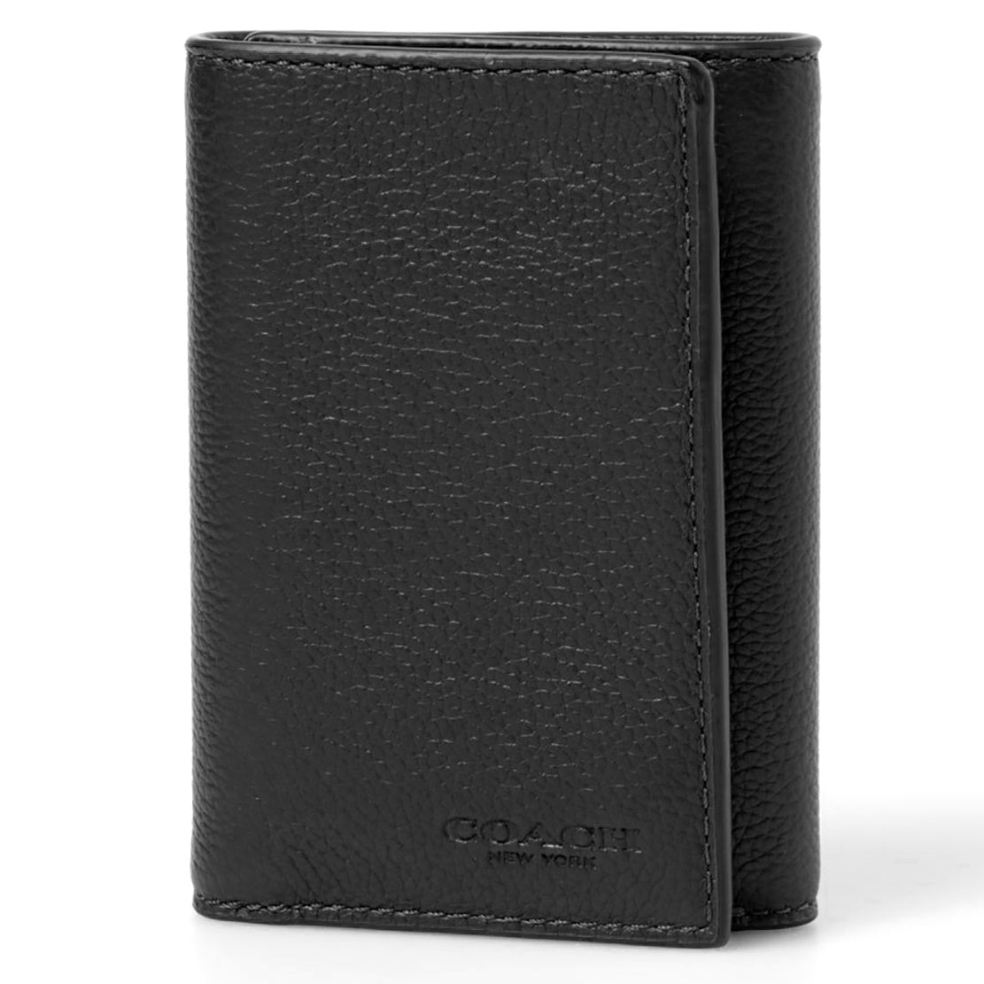 title:Coach Men's Trifold Wallet;color:Black