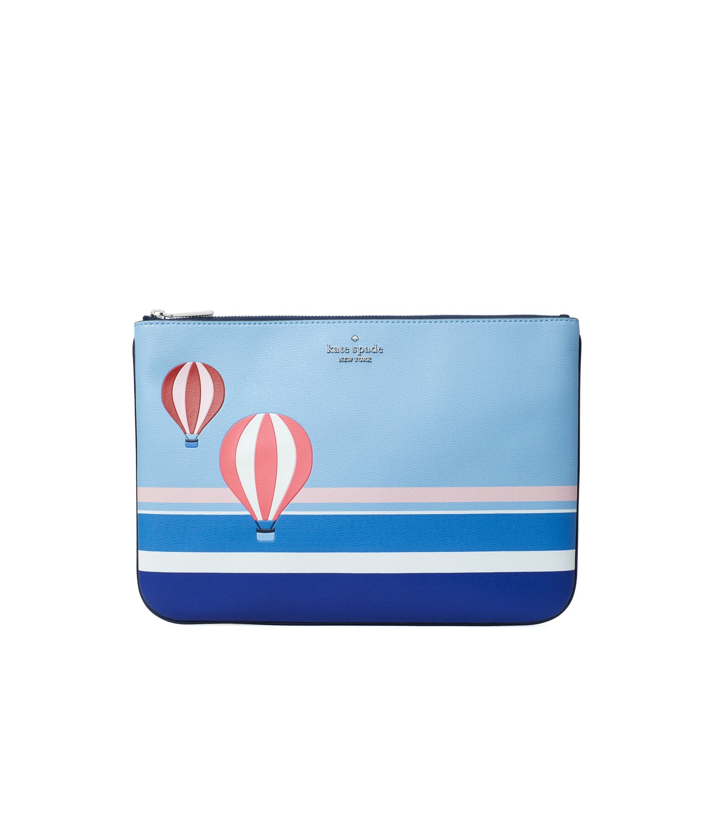 title:Kate Spade Women's Hot Air Balloon Large Zip Pouch;color:Multi