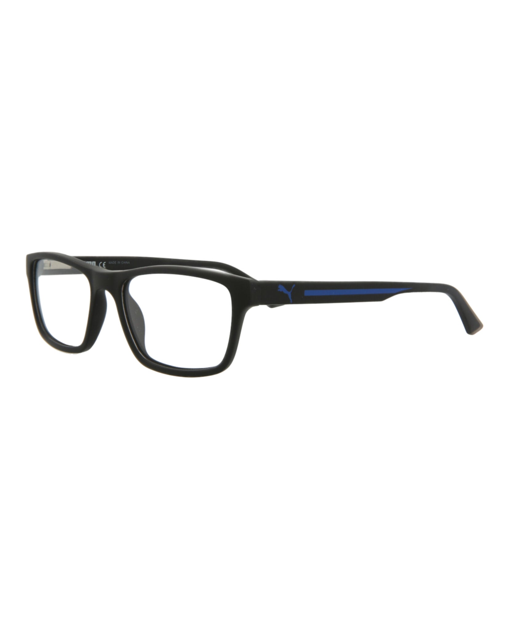 title:Puma Core Optical, style # PE0010O-30000694001;color:Black Black Transparent