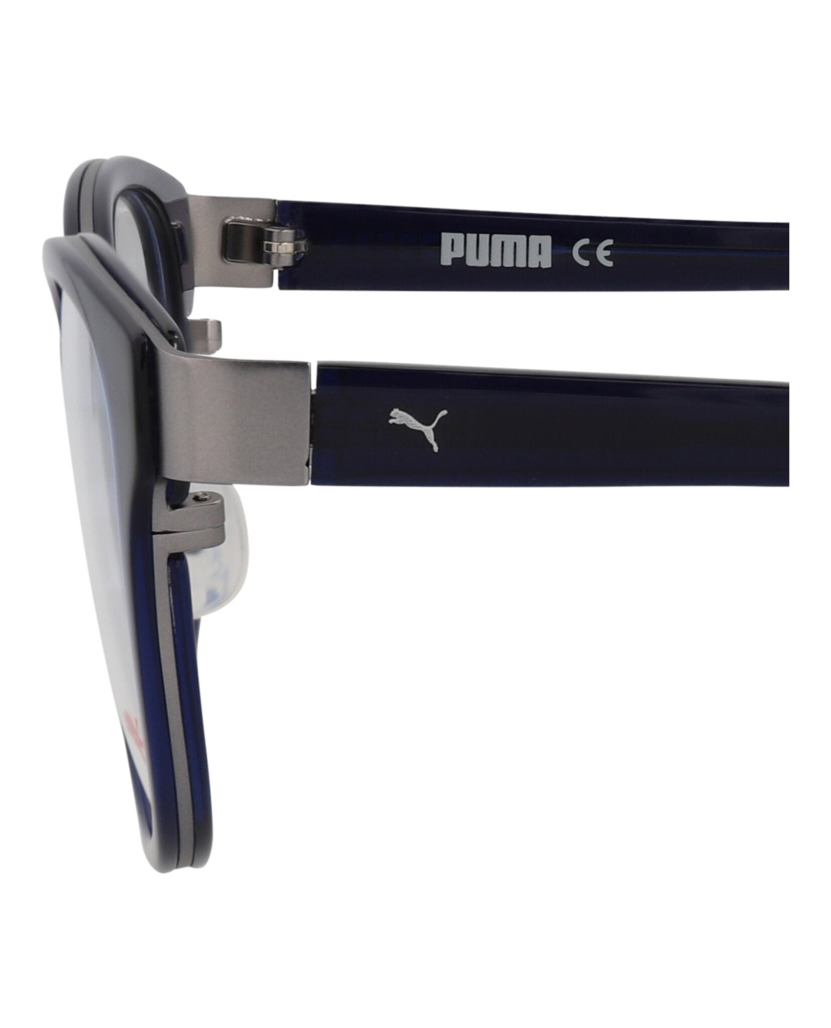 title:Puma Round-Frame Injection Optical Frames;color:Blue Blue Transparent