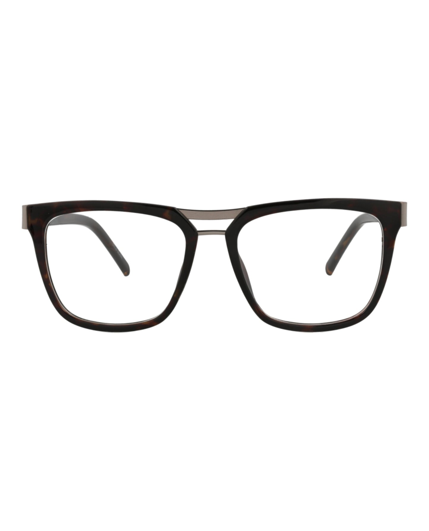 title:Puma Square-Frame Injection Optical Frames;color:Havana Havana Transparent