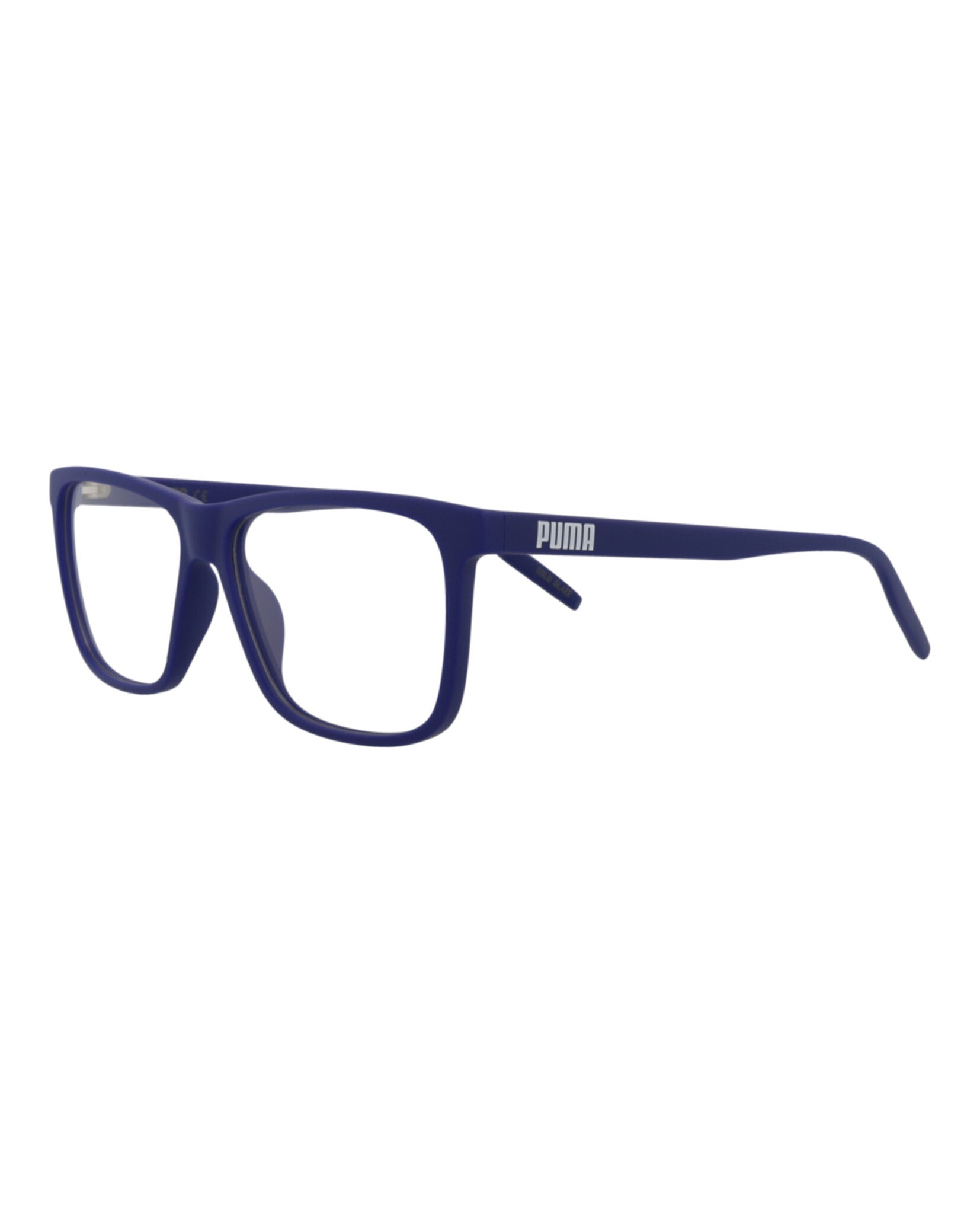 title:Puma Square-Frame Injection Optical Frames;color:Blue Blue Transparent