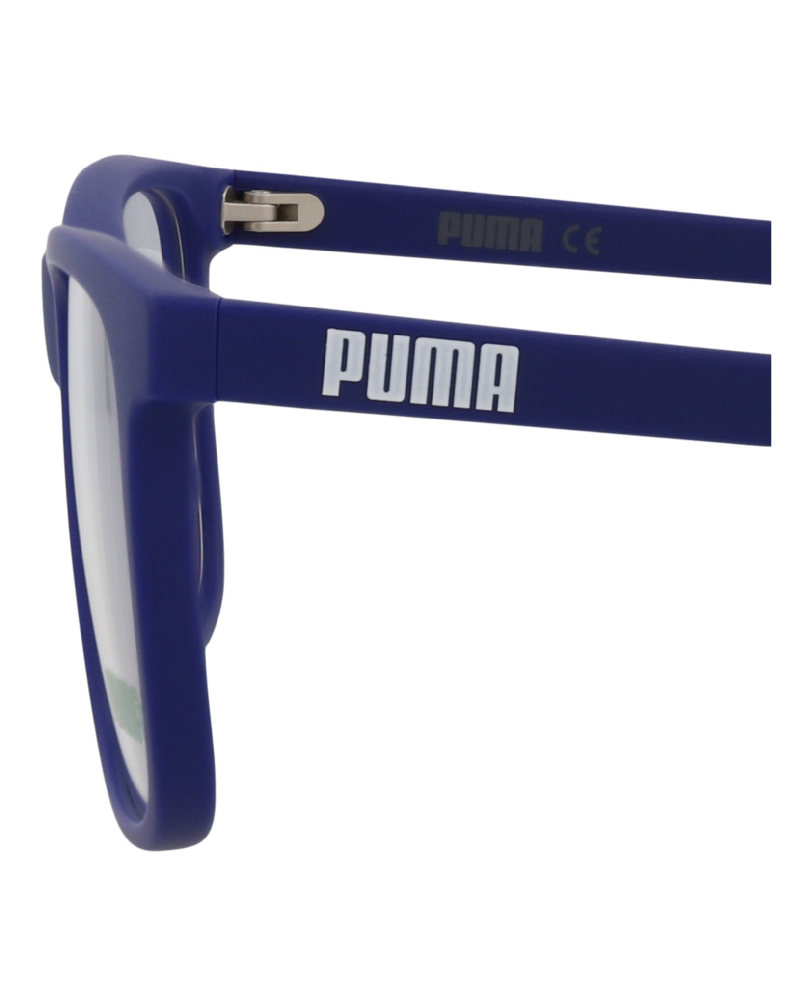 title:Puma Square-Frame Injection Optical Frames;color:Blue Blue Transparent