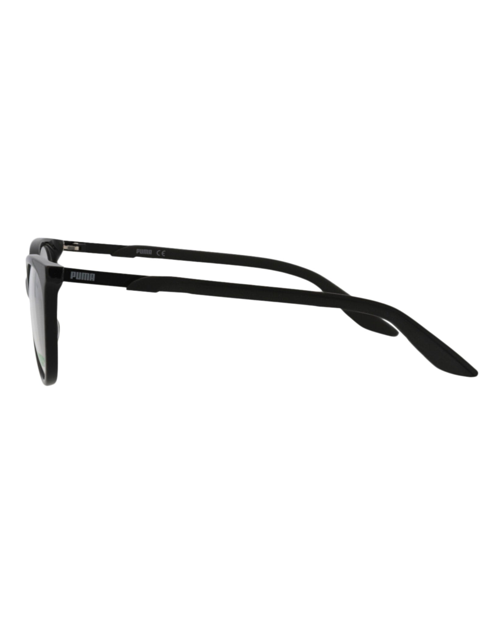 title:Puma Cat Eye-Frame Acetate Optical Frames;color:Black Black Transparent