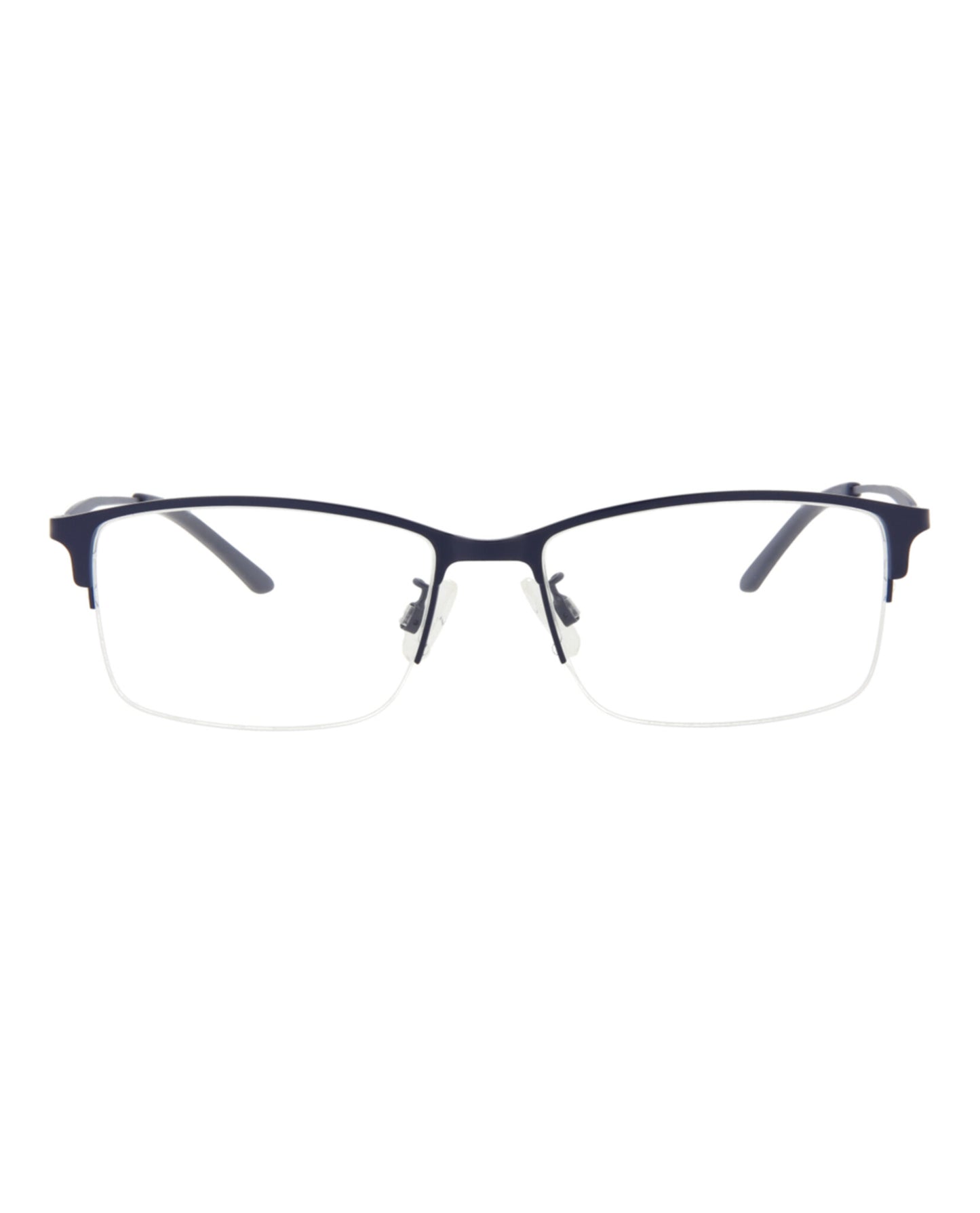 title:Puma Square-Frame Metal Optical Frames;color:Blue Blue Transparent