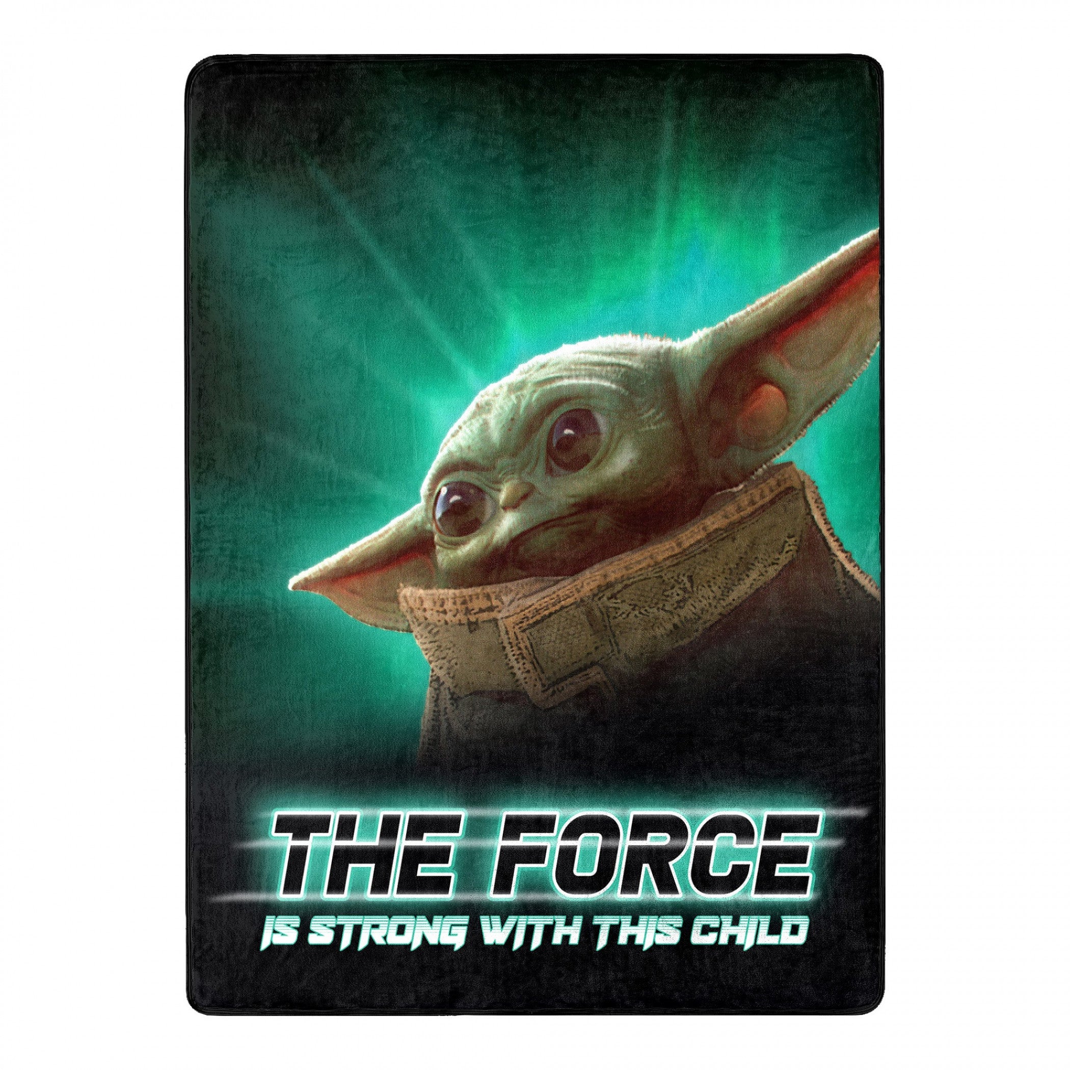 title:Star Wars The Force is Strong The Child Grogu 46 X 60 Silk Touch Throw;color:Multi-Color