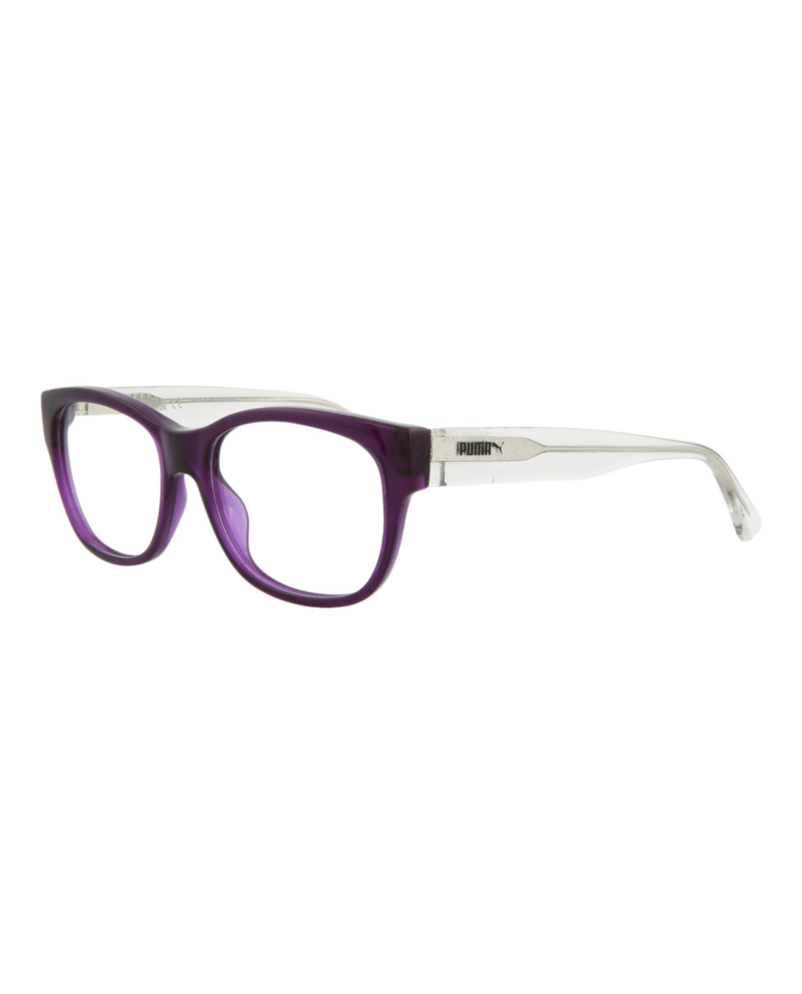 title:Puma Kids Square-Frame Injection Optical Frames;color:Violet Crystal