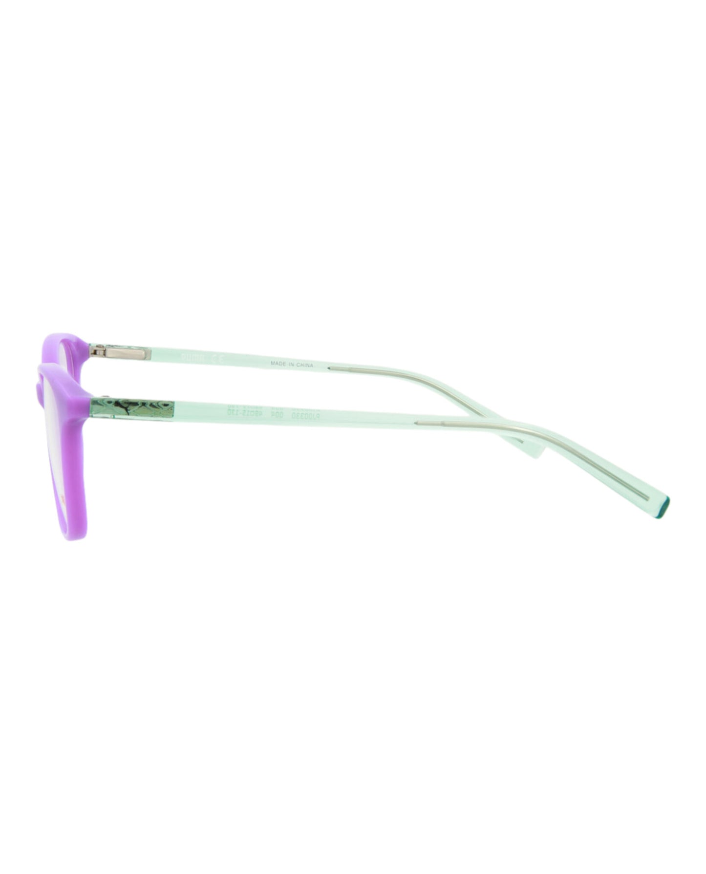 title:Puma Kids Square-Frame Injection Optical Frames;color:Violet Green