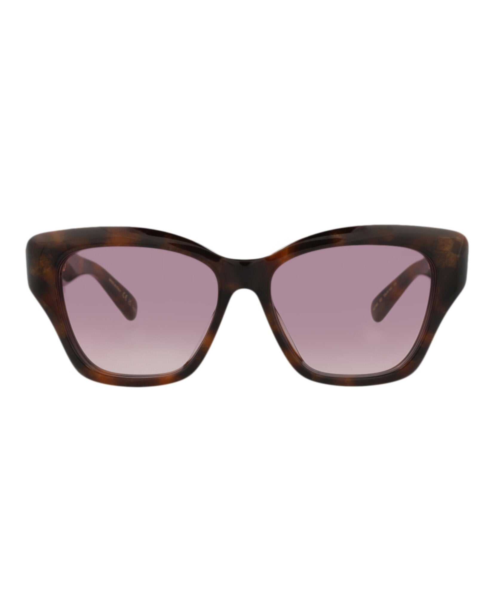 title:Pomellato Cat Eye-Frame Acetate Sunglasses, style # PM0118S-30014237002;color:Havana Havana Violet