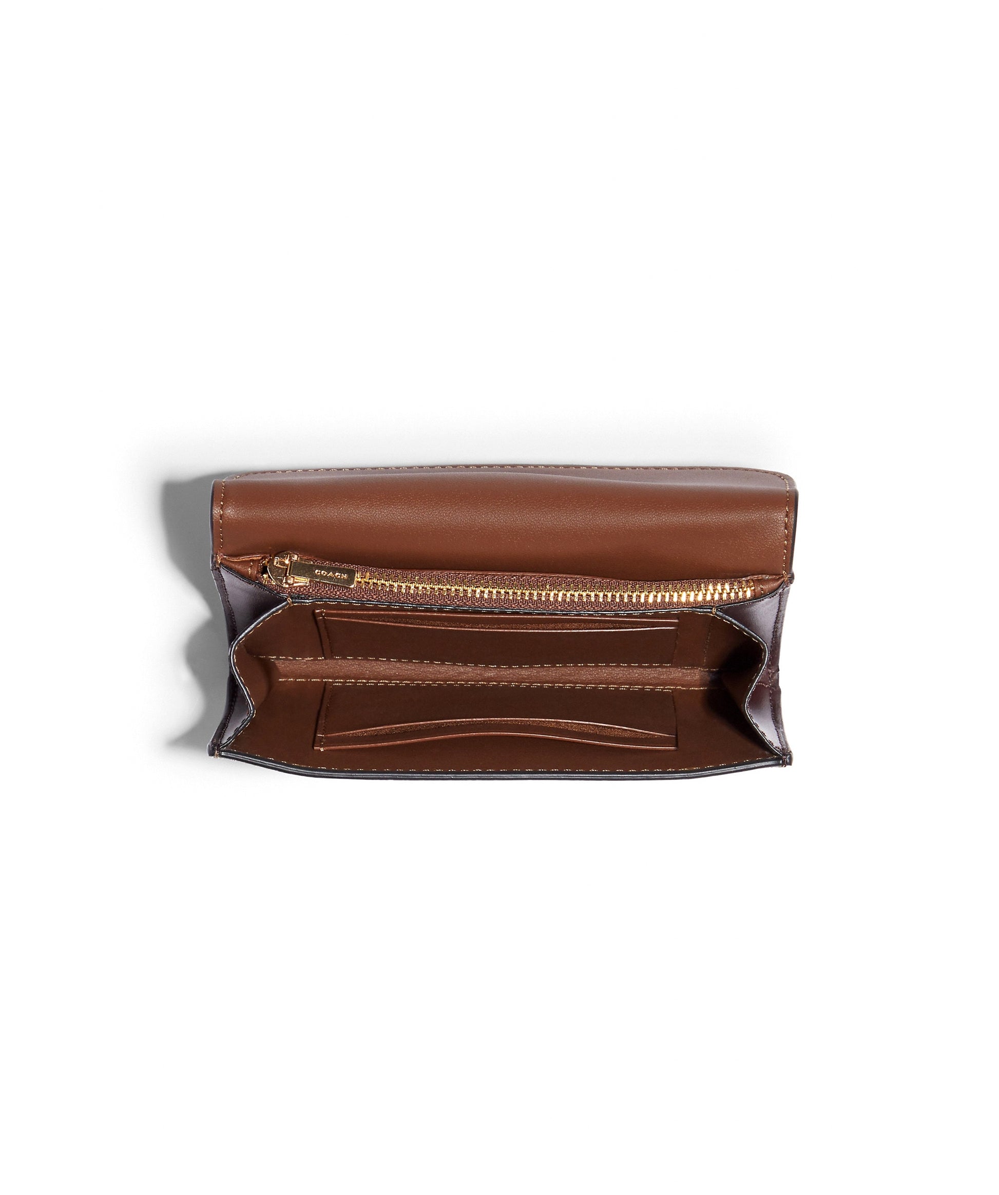 title:Coach Women's Kleo Wallet In Signature Canva;color:Khaki Multi