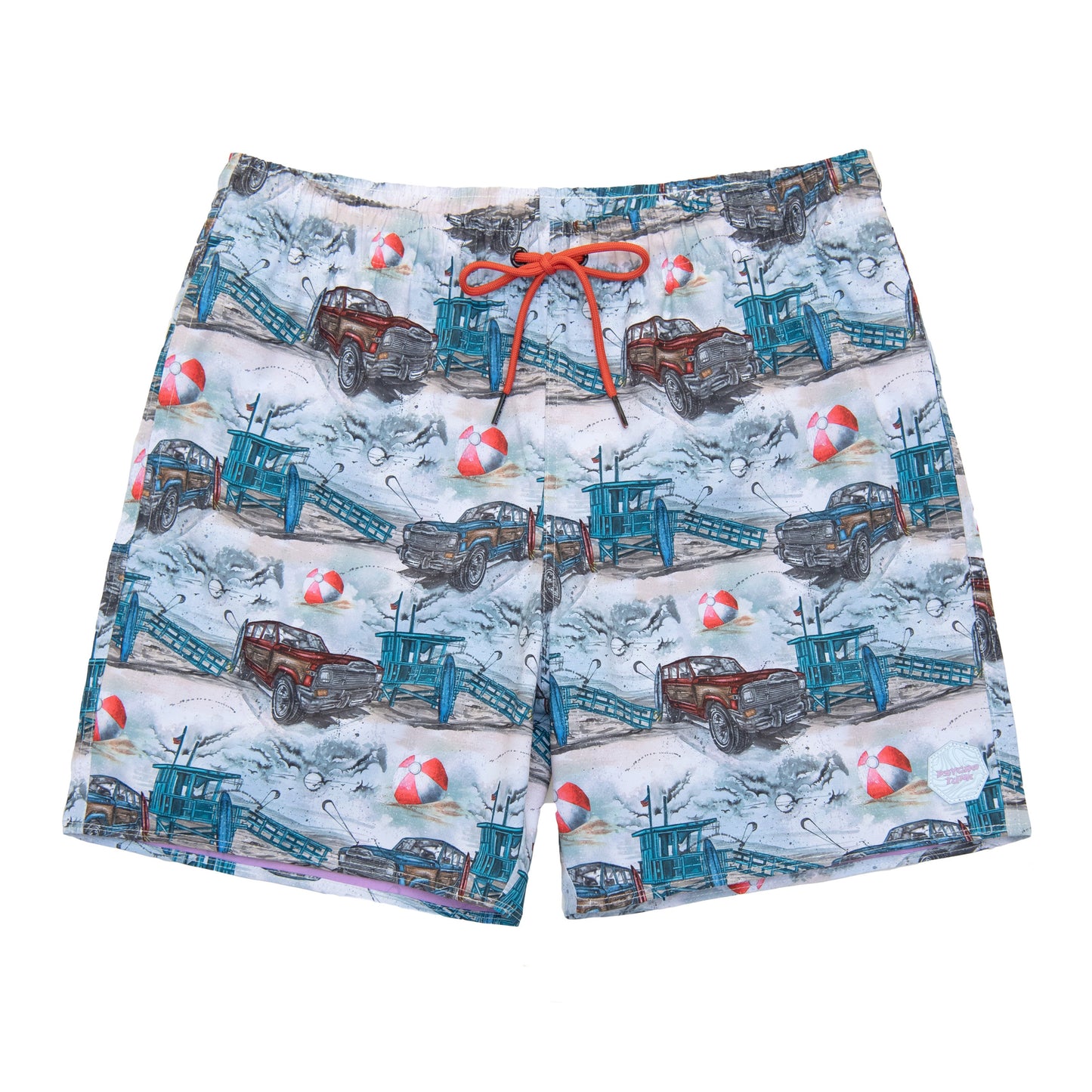 Men's Beach Cruiser 4-Way Stretch Swim Shorts