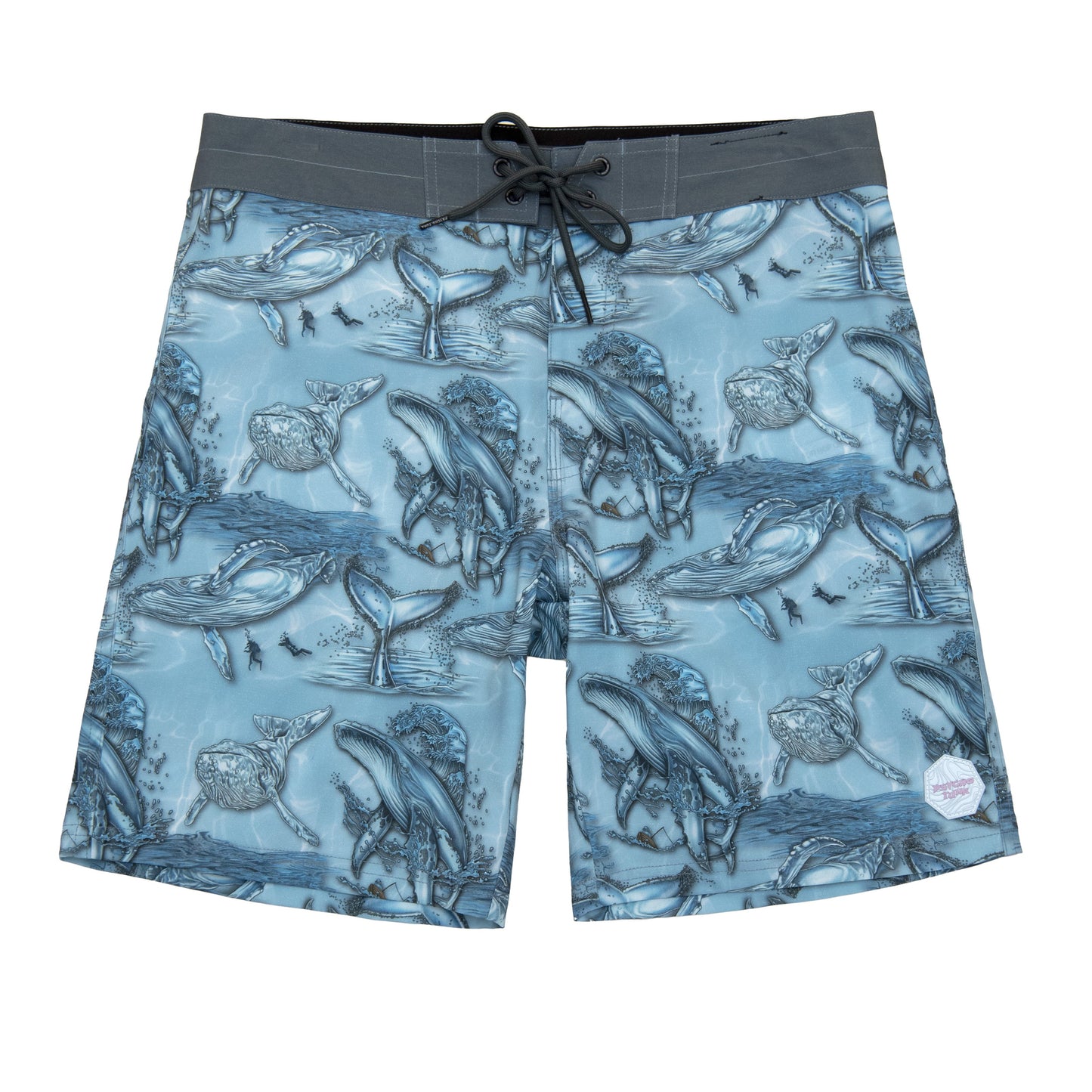 Men's Blue Monsters 4-Way Stretch Boardshorts