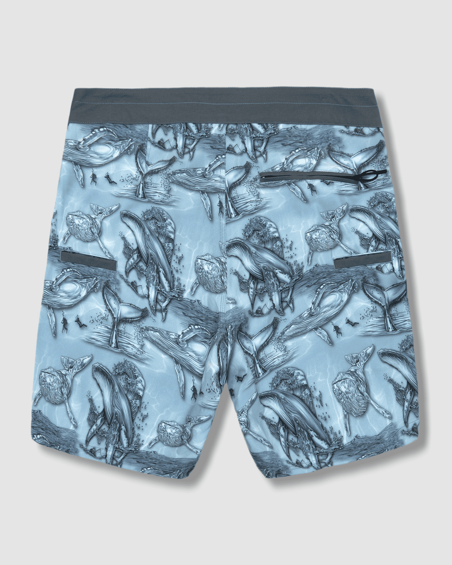 Men's Blue Monsters 4-Way Stretch Boardshorts