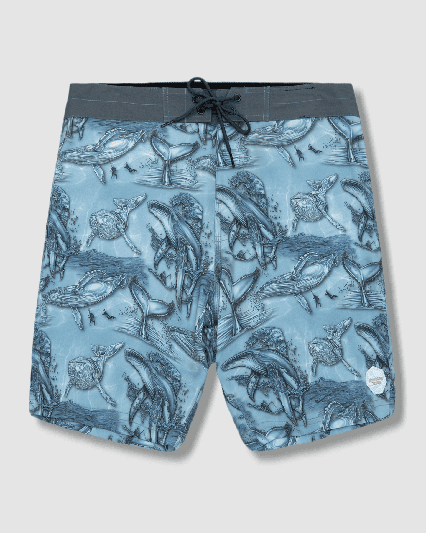 Men's Blue Monsters 4-Way Stretch Boardshorts