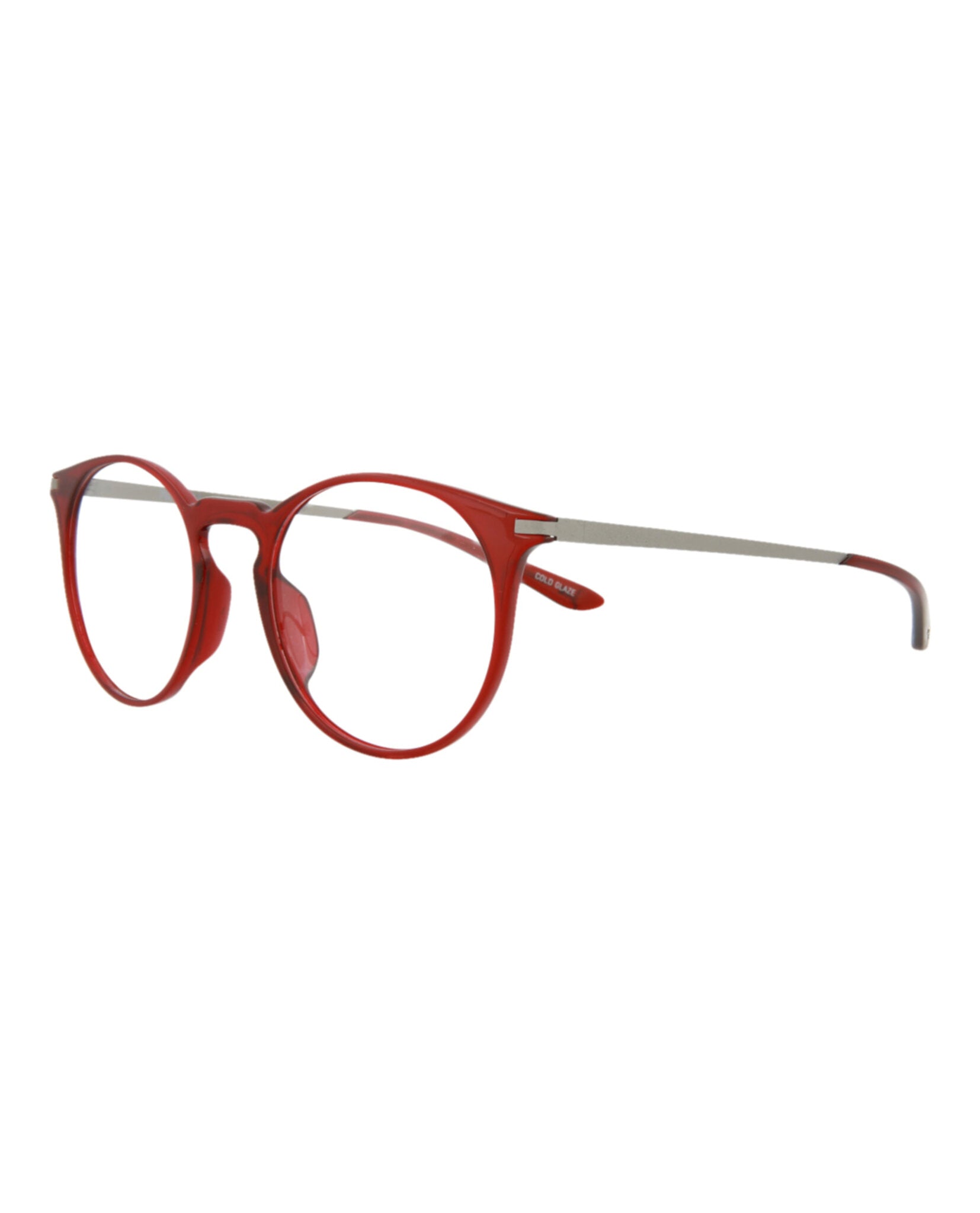 title:Puma Core Optical, style # PU0116O-30001265004;color:BURGUNDY SILVER TRANSPARENT