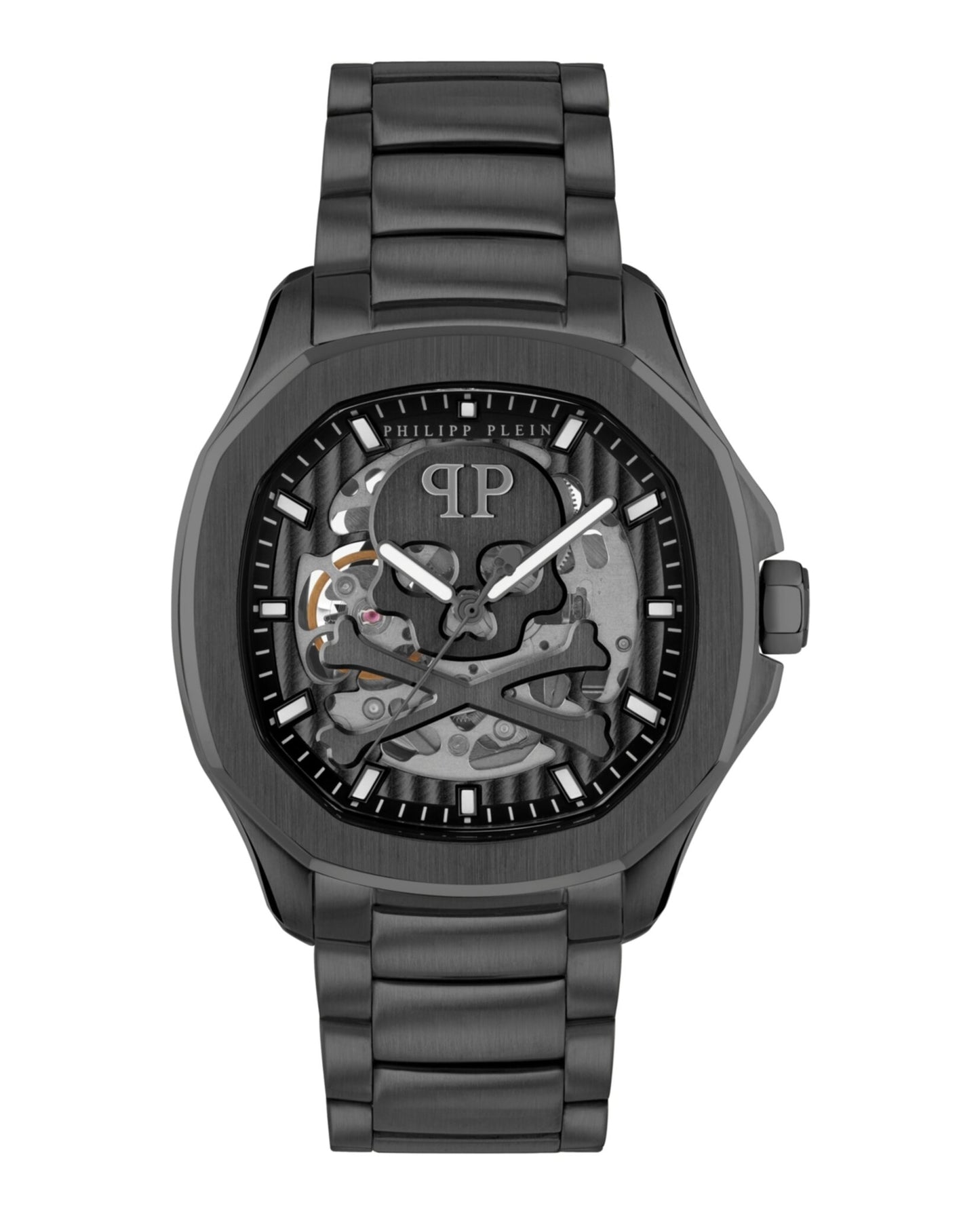 title:$keleton $pectre Automatic Watch;color:Black