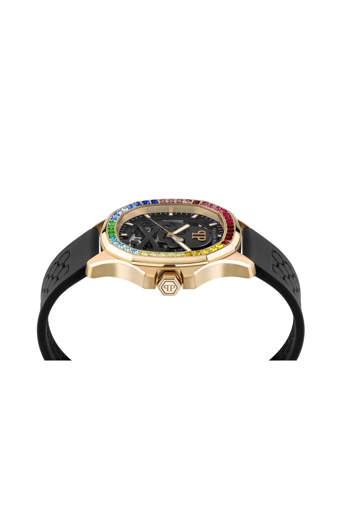 title:Philipp Plein $keleton $pectre Automatic Watch;color:Gold