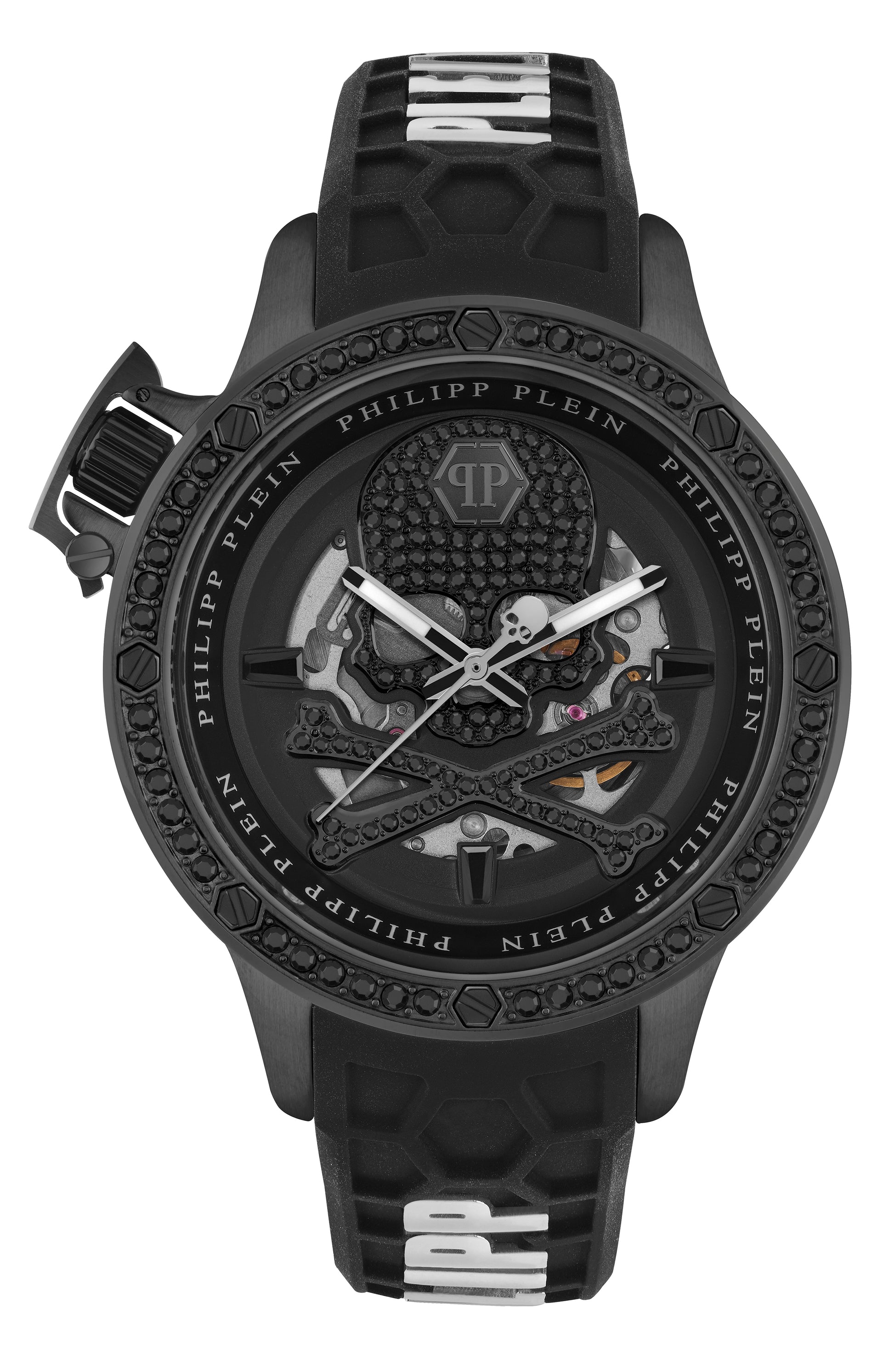 title:Philipp Plein Plein Rich Automatic Watch;color:Black