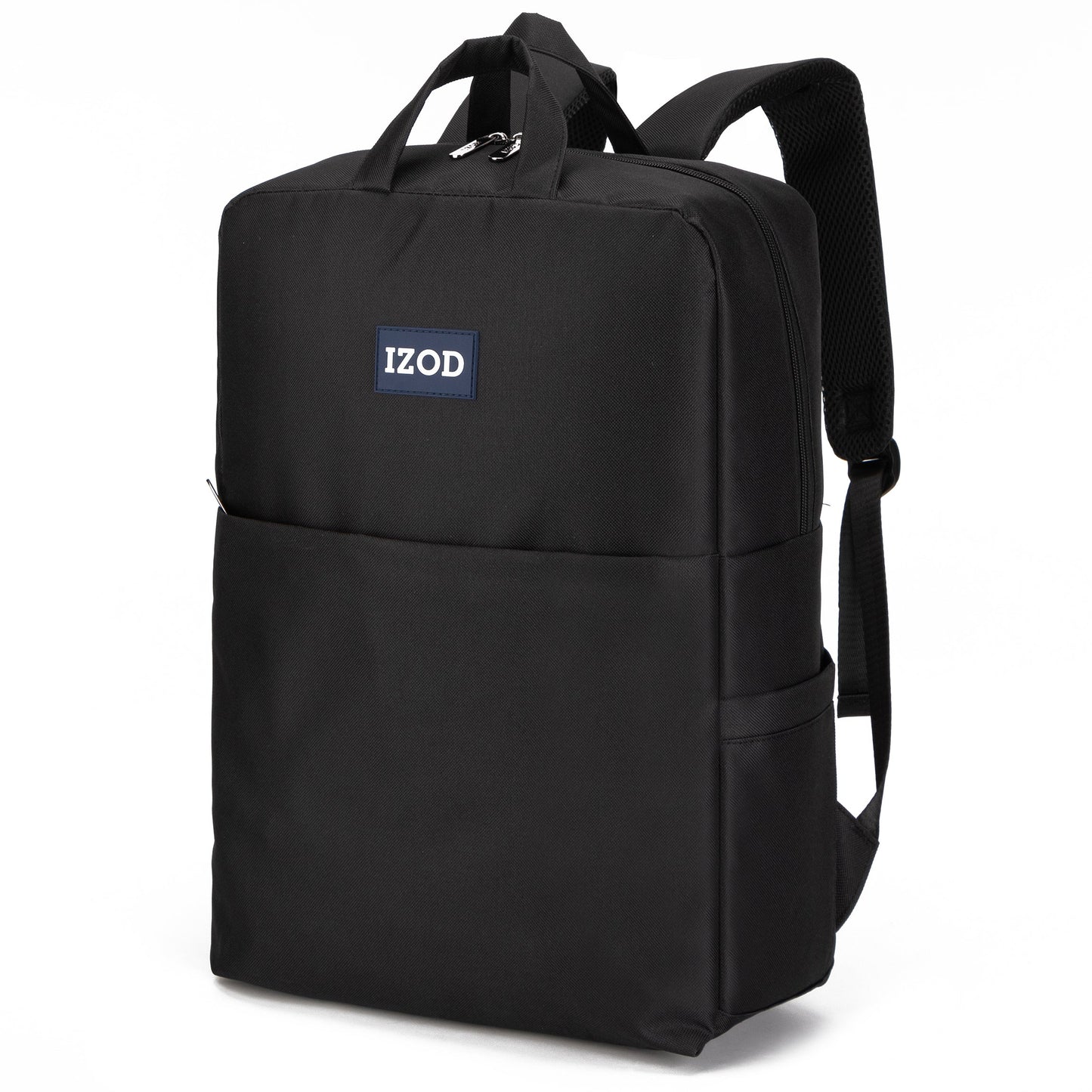 IZOD Wisdom Business Travel Slim Durable Laptop Backpack USB Charging Port, Computer Bag Fits 17 Inch Laptop Notebook