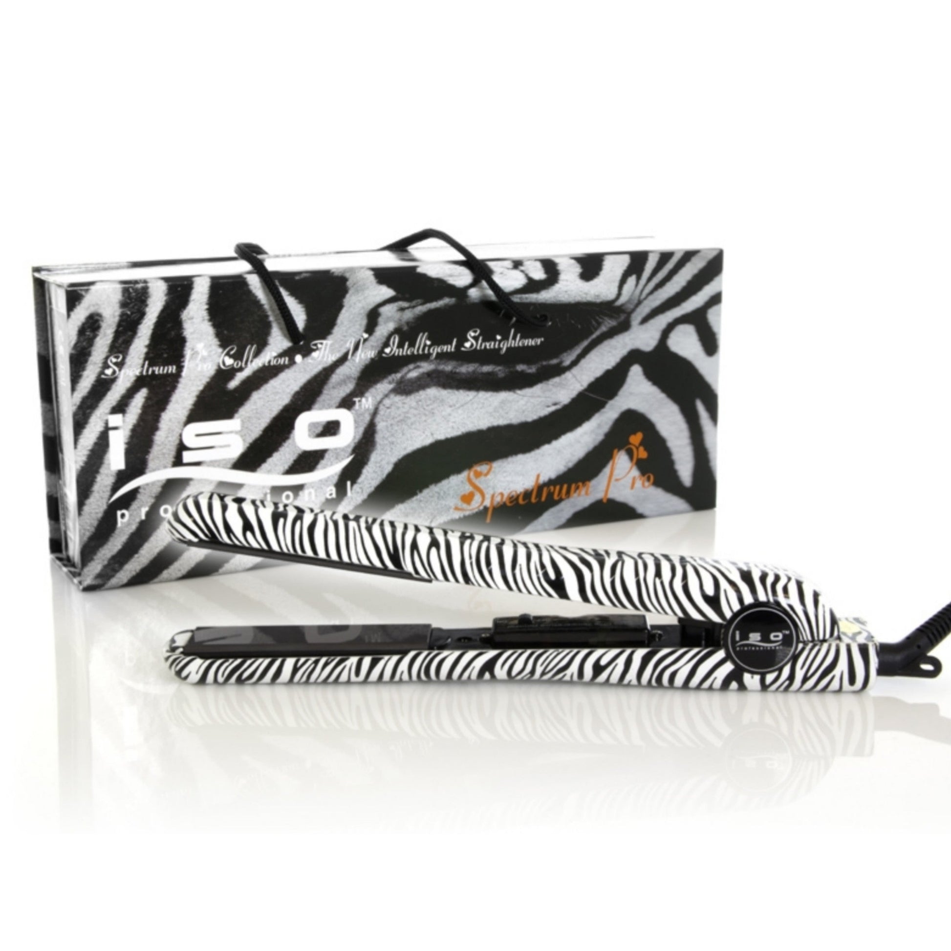 title:White Zebra 1.25" Spectrum Pro | Flat Iron;color:not applicable