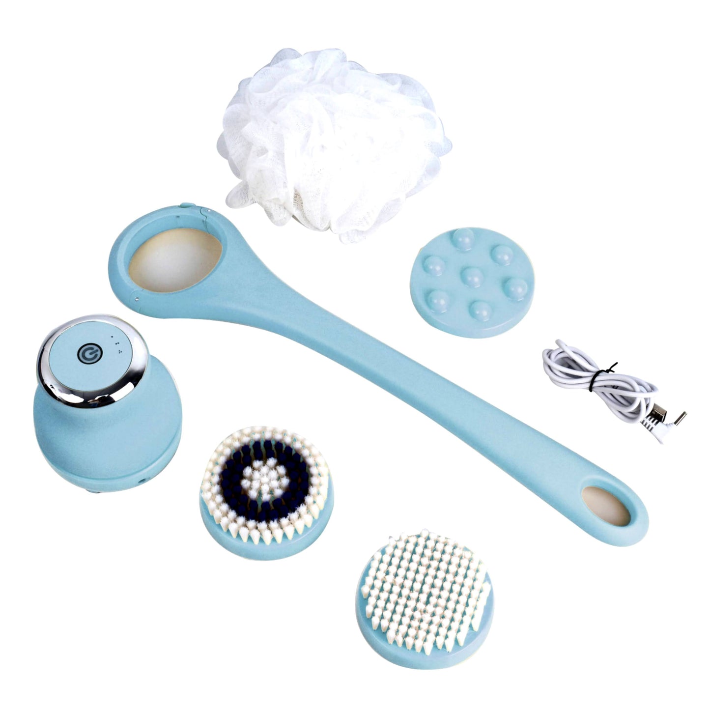 title:Light Blue Cleansing & Exfoliating Body Brush | Body Care;color:not applicable