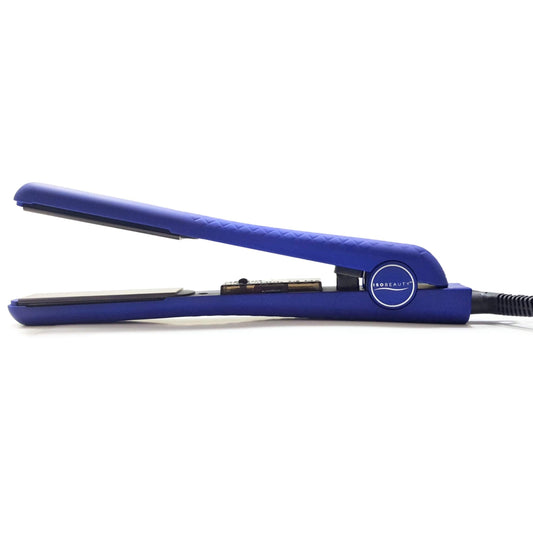 title:Matte Blue 1.25" w/Soft Touch | Flat Iron;color:not applicable