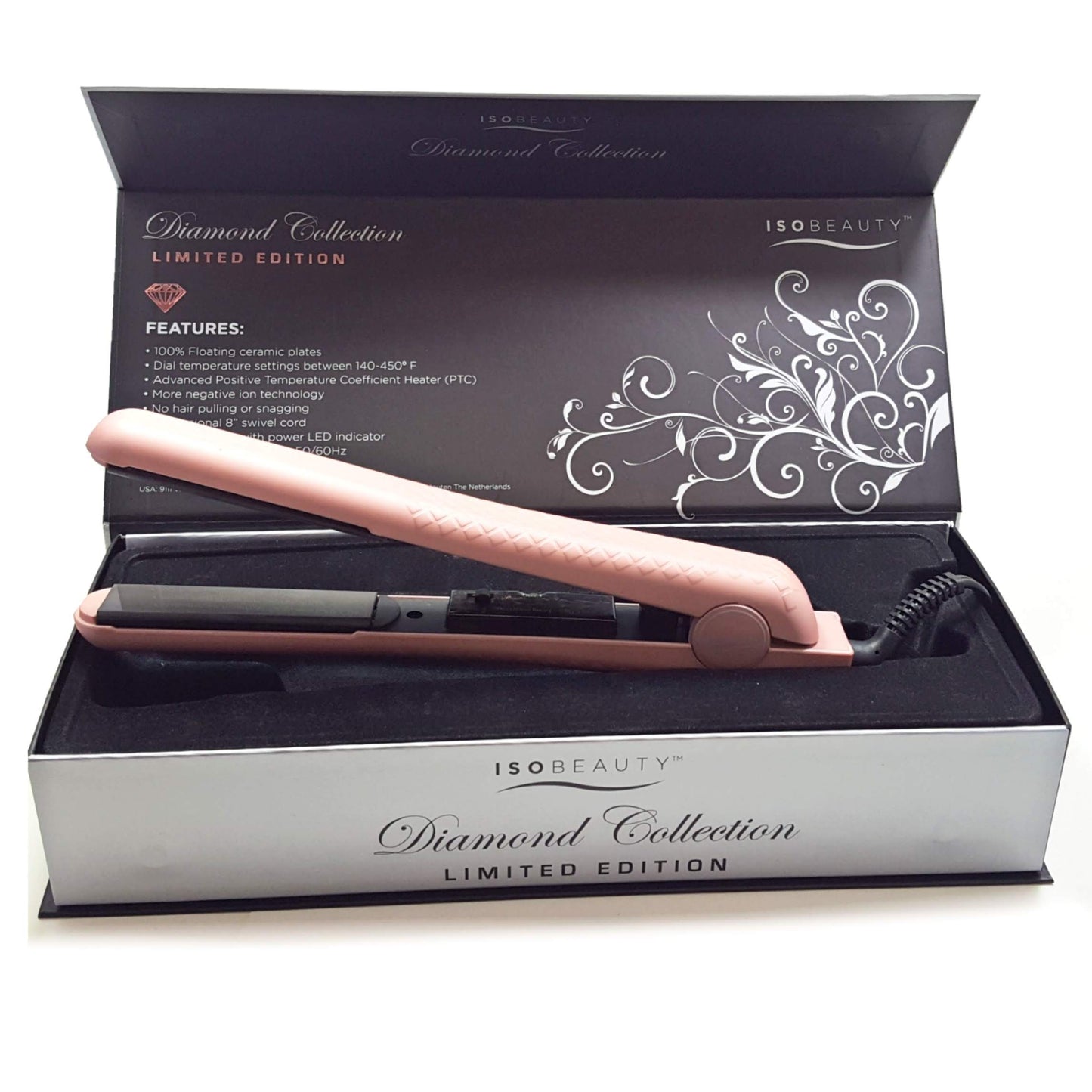 title:Matte Rose Gold 1.25" w/Soft Touch | Flat Iron;color:not applicable