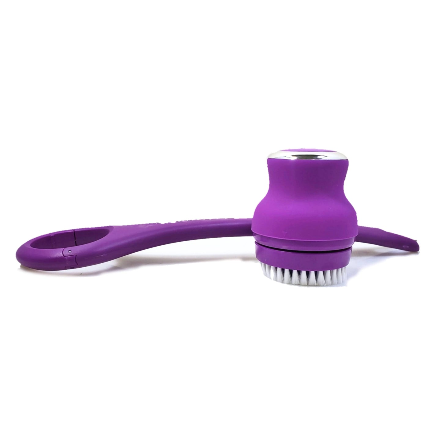 title:Deep Purple Cleansing & Exfoliating Body Brush;color:not applicable